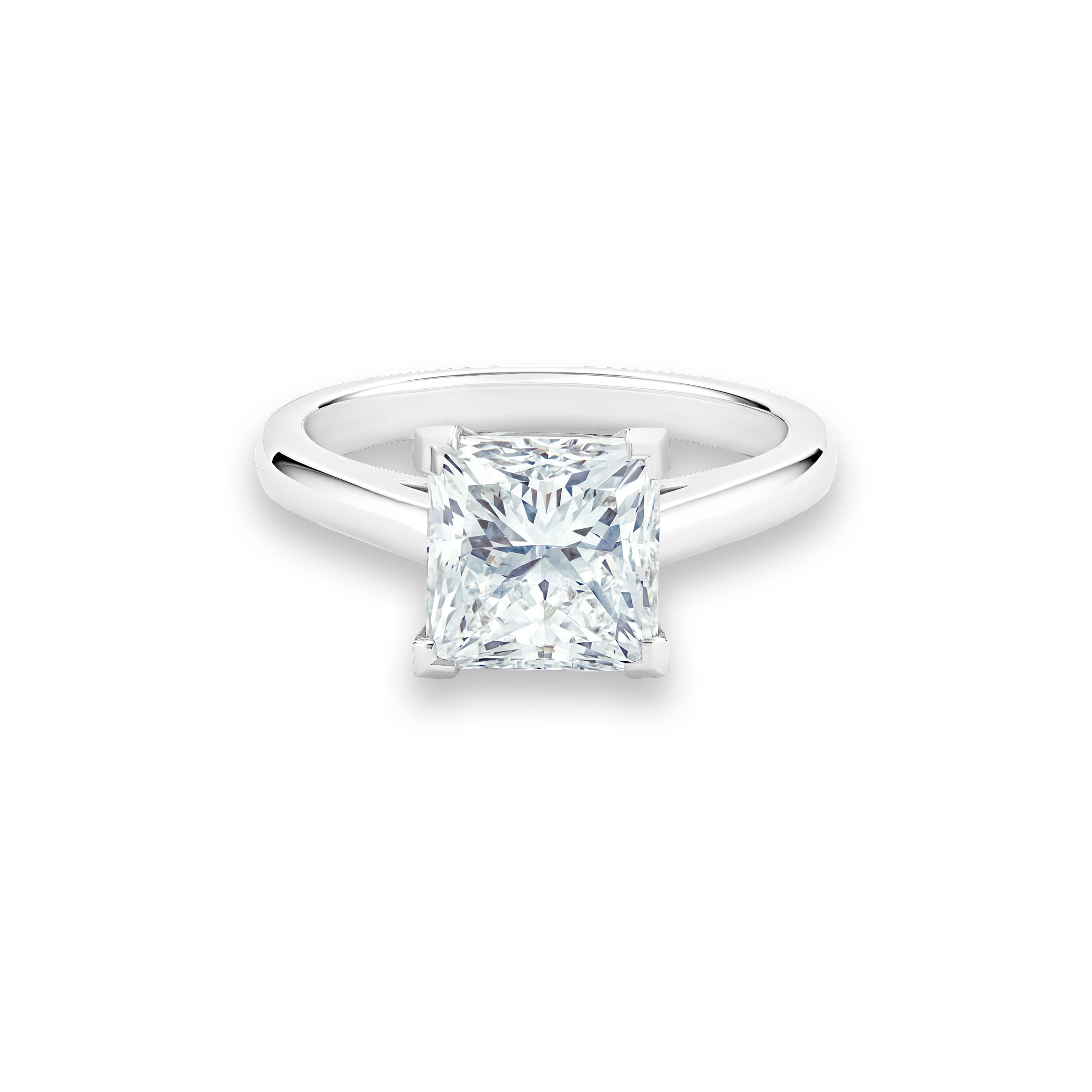 DB Classic Simple Shank Radiant Square Cut diamond ring, image 1