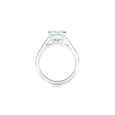 De Beers Classic 雷迪恩式方形切割鑽石戒指, image 2