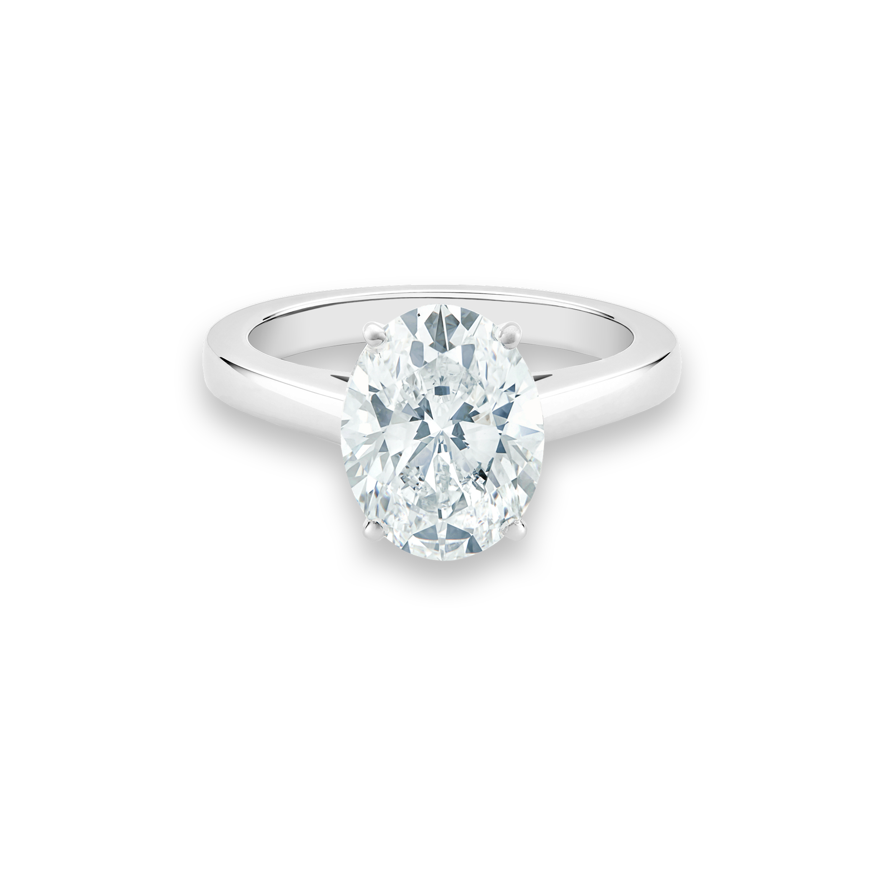 Solitaire DB Classic Diamant Taille Ovale, image 1