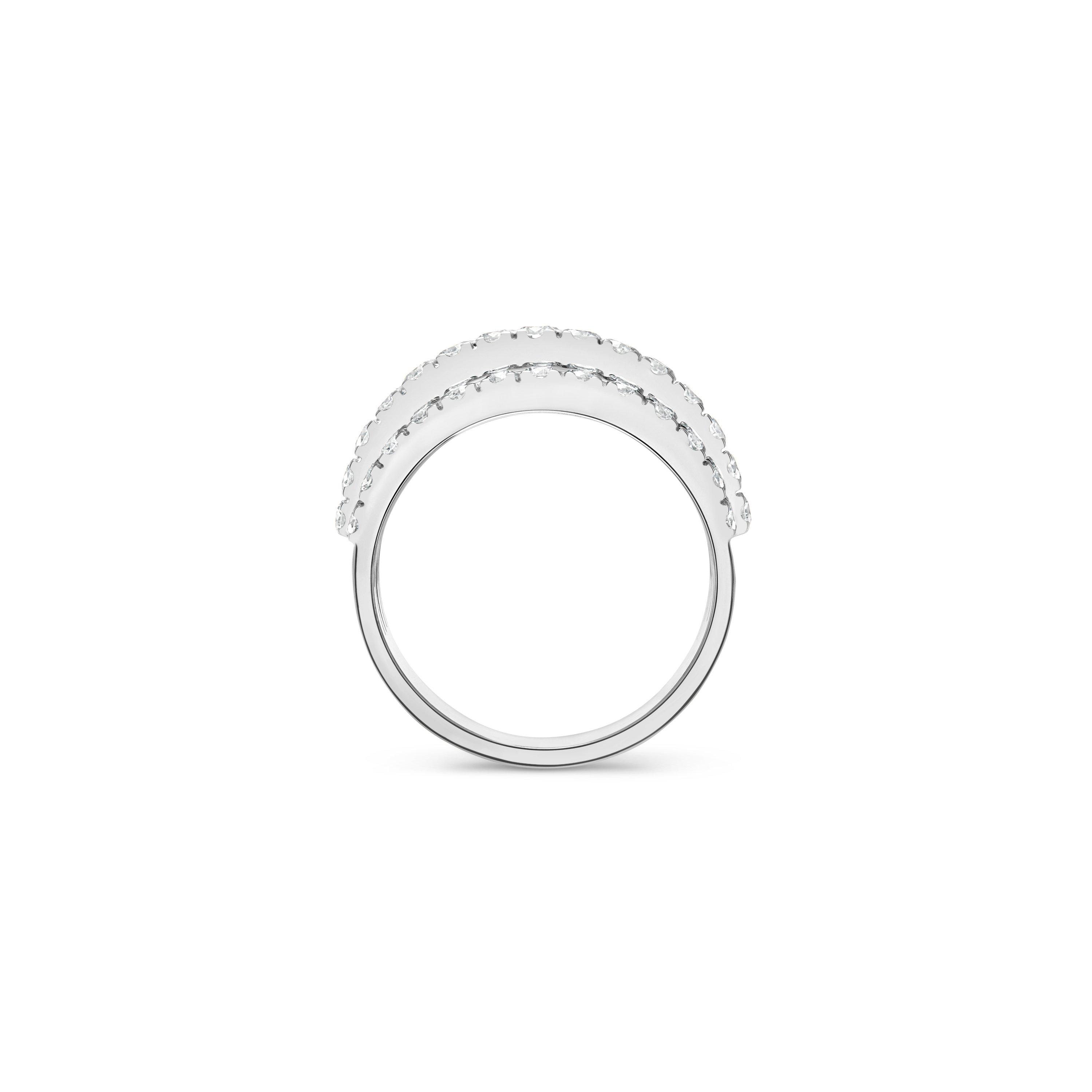 DB Classic 白金五層鉆戒, image 2