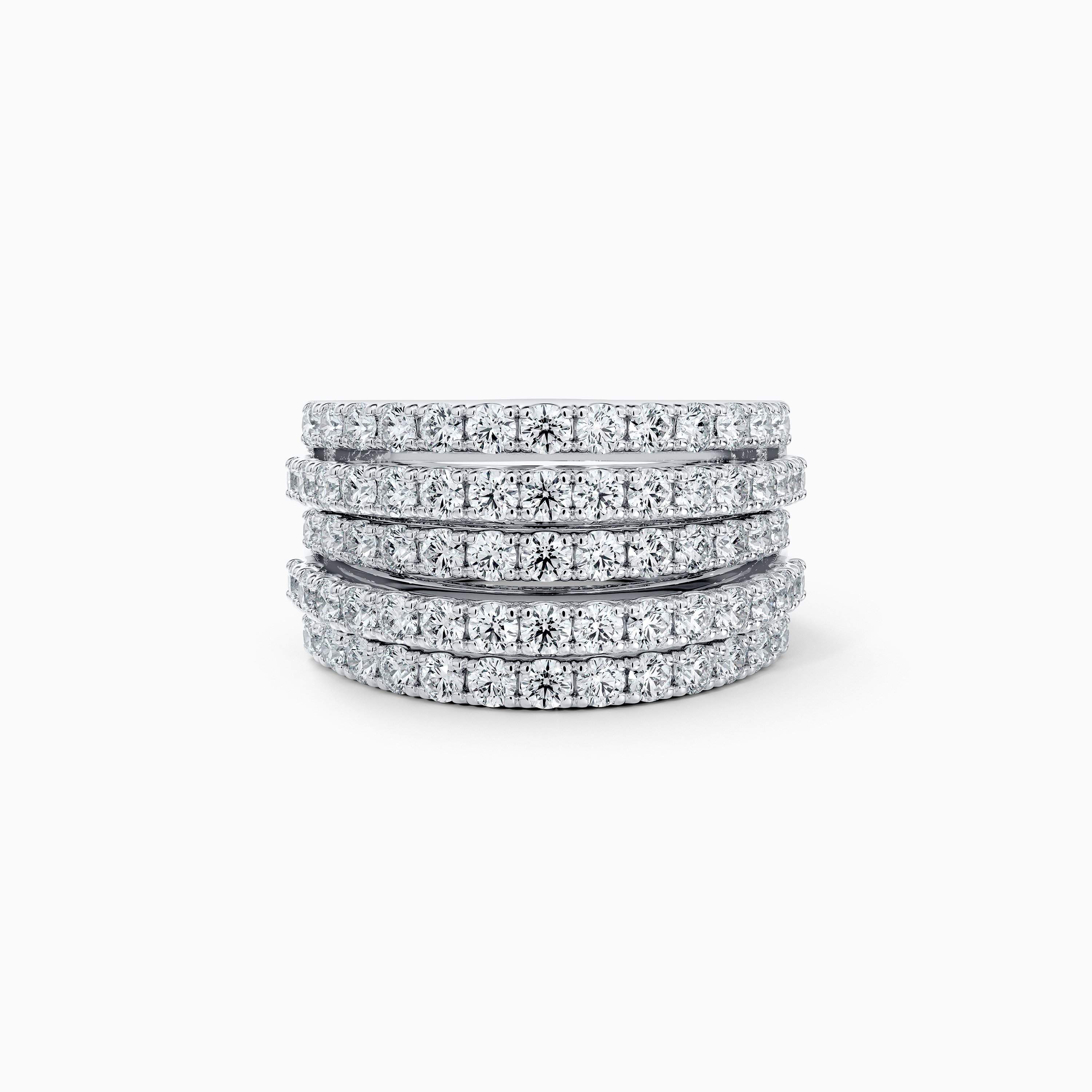 DB Classic five line band in white gold DB Classic five line band in white gold, image 1