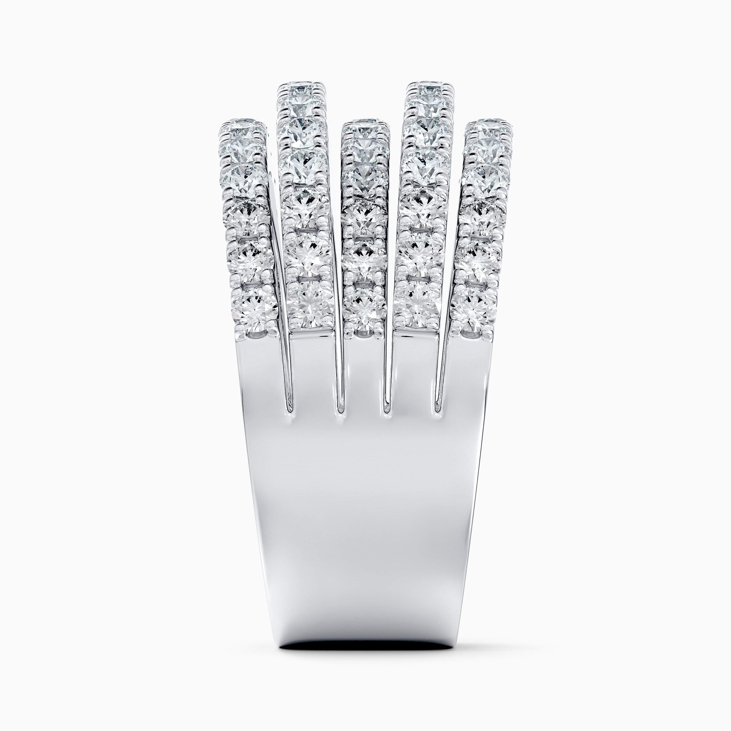 DB Classic five line band in white gold DB Classic five line band in white gold, image 4