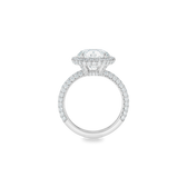 Aura 圓形明亮式鑽石耳環, image 2