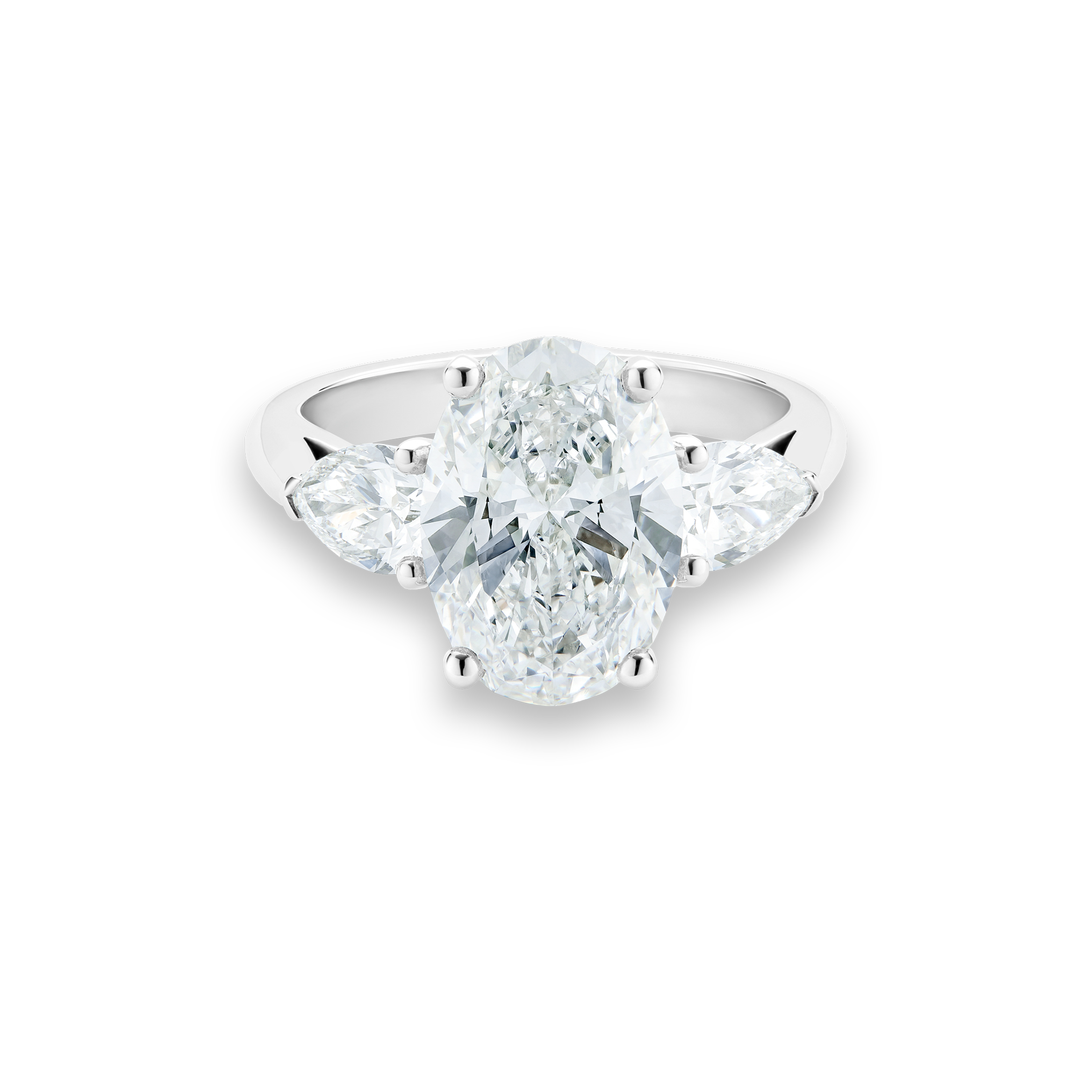 DB Classic oval-shaped and pear-shaped diamond ring DB Classic oval-shaped and pear-shaped diamond ring, image 1