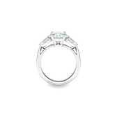 DB Classic高級珠寶鉑金橢圓形和梨形鑽石戒指, image 2