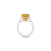 DB Classic fancy yellow radiant-cut diamond ring, image 2