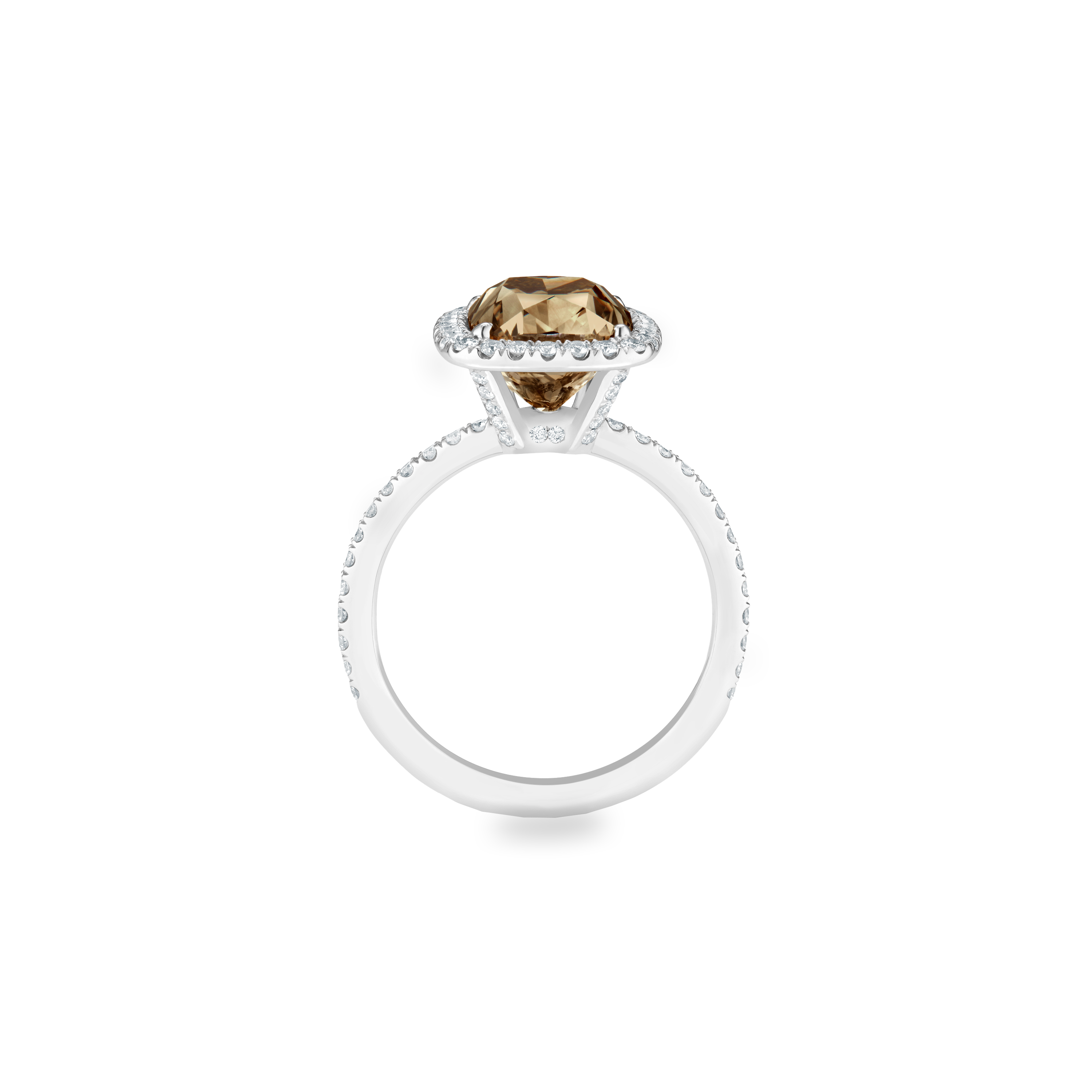 Aura fancy brown cushion-cut diamond ring Aura fancy brown cushion-cut diamond ring, image 2