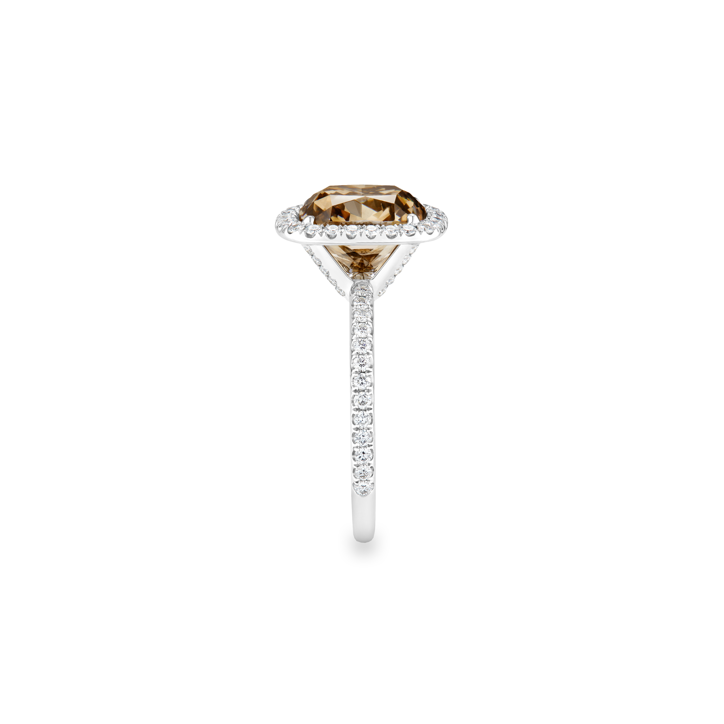 Aura fancy brown cushion-cut diamond ring Aura fancy brown cushion-cut diamond ring, image 3