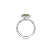 Aura 枕形黃綠鑽戒指, image 2
