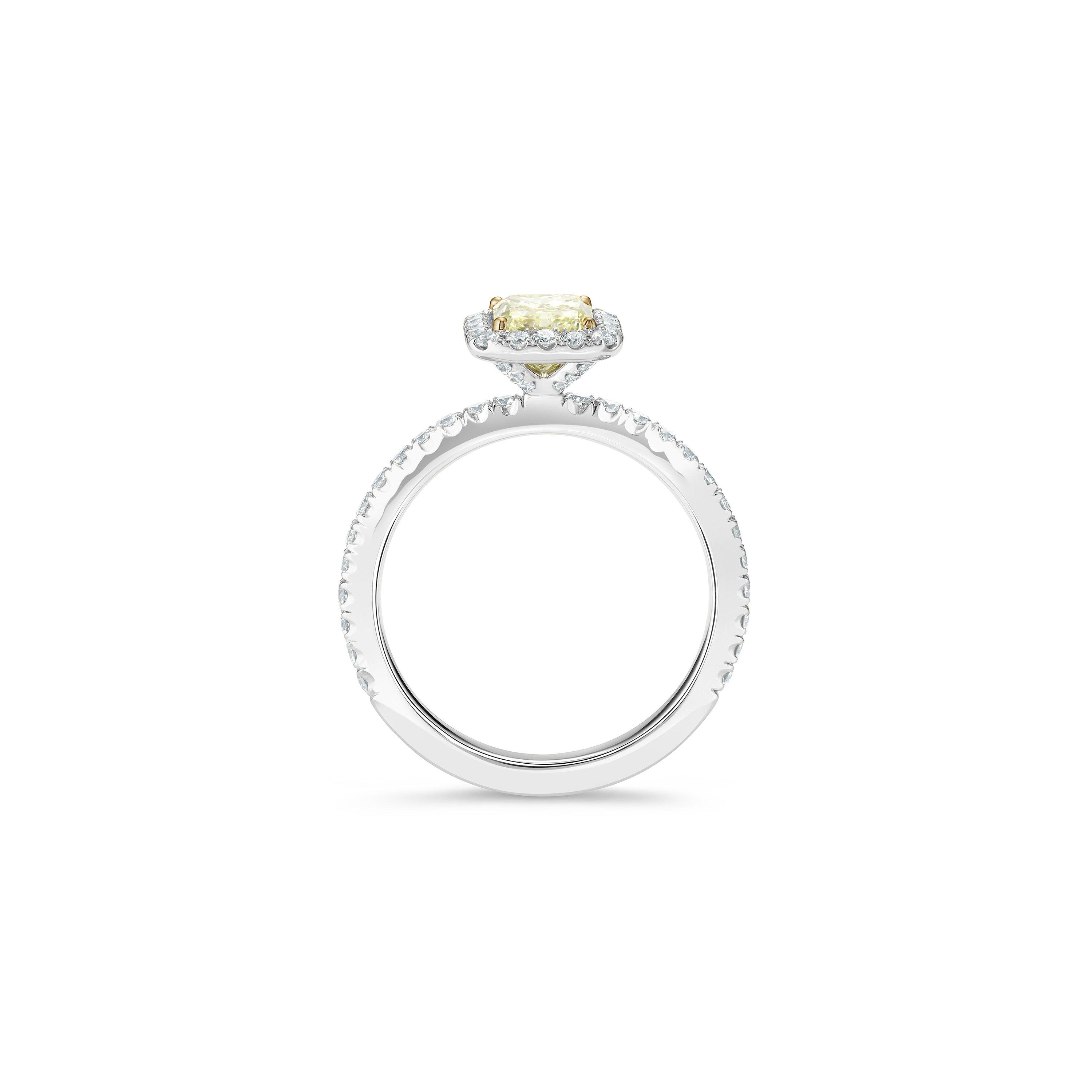 Aura 雷迪恩切割黃鉆鉆戒, image 3