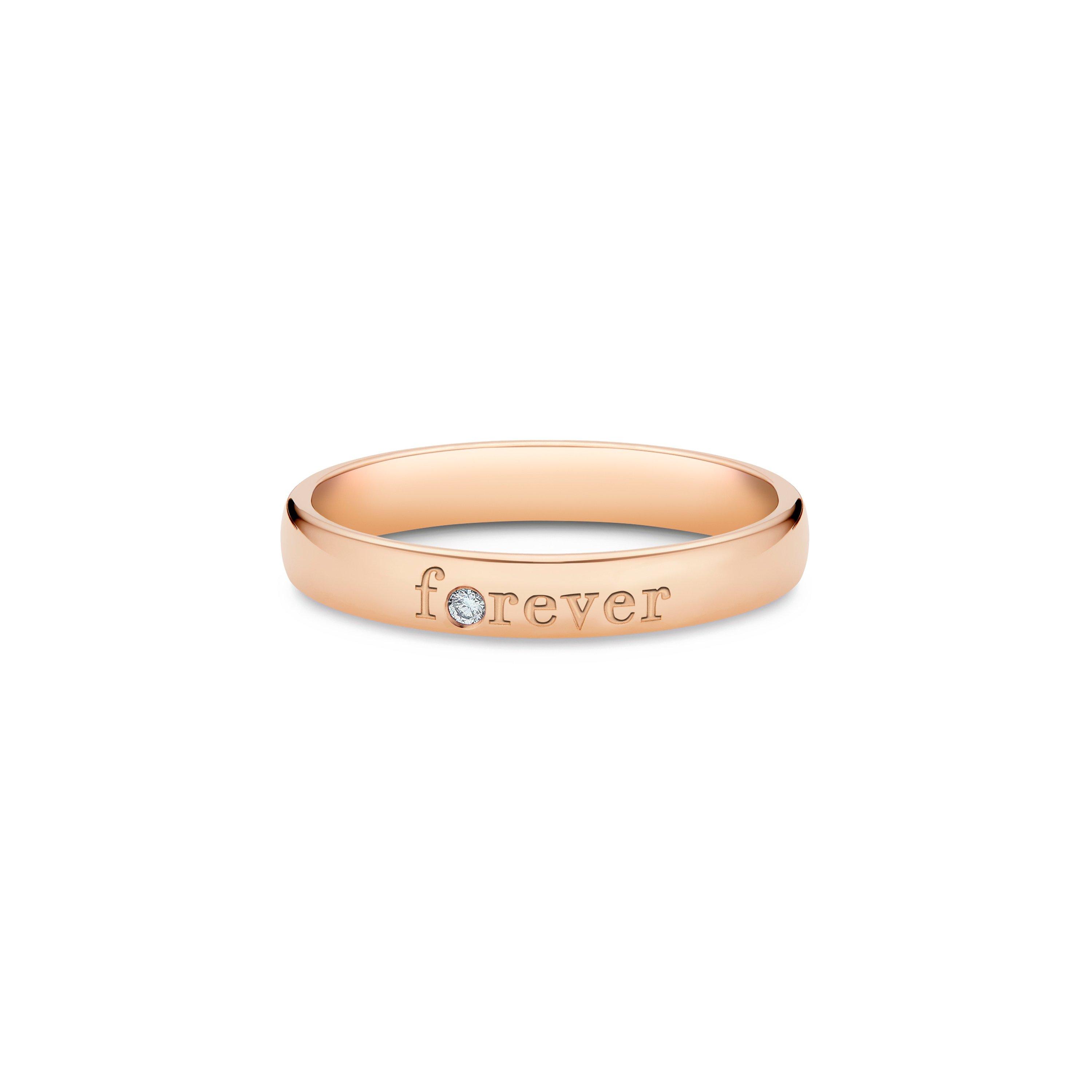 De Beers De Beers RVL Black Cord Bracelet in Rose Gold