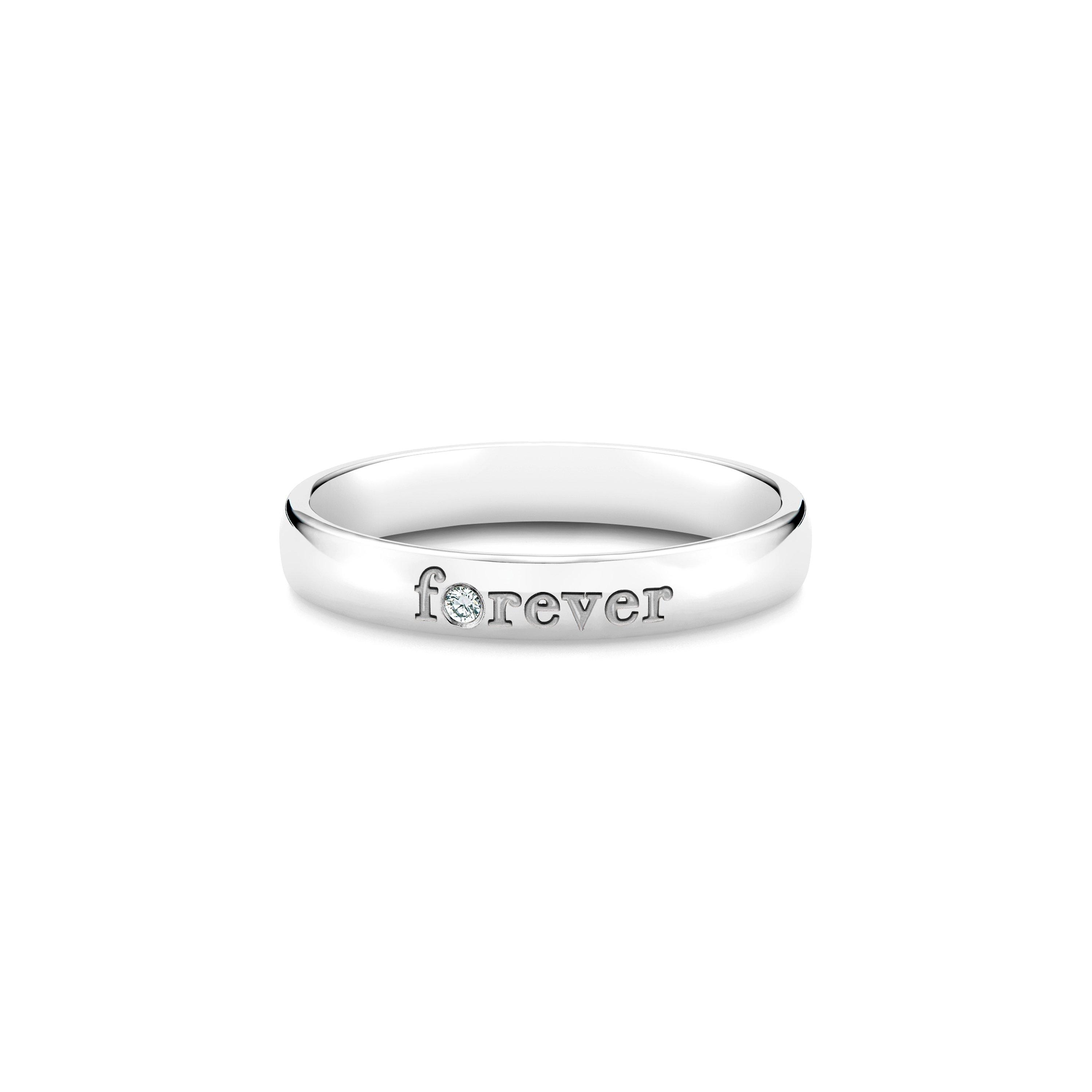 De Beers Jewellers Platinum Forever Diamond Band