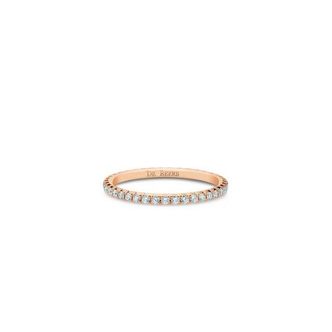 Aura eternity band in rose gold
