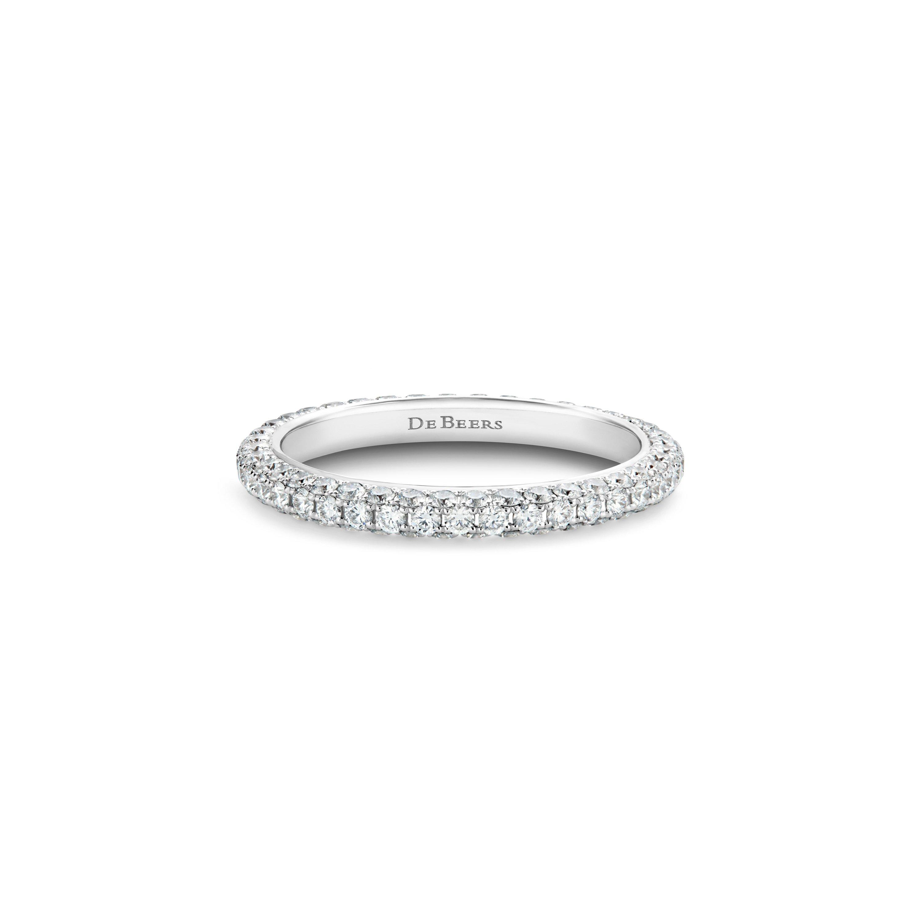 Debeers Db Darling Eternity Band In Metallic