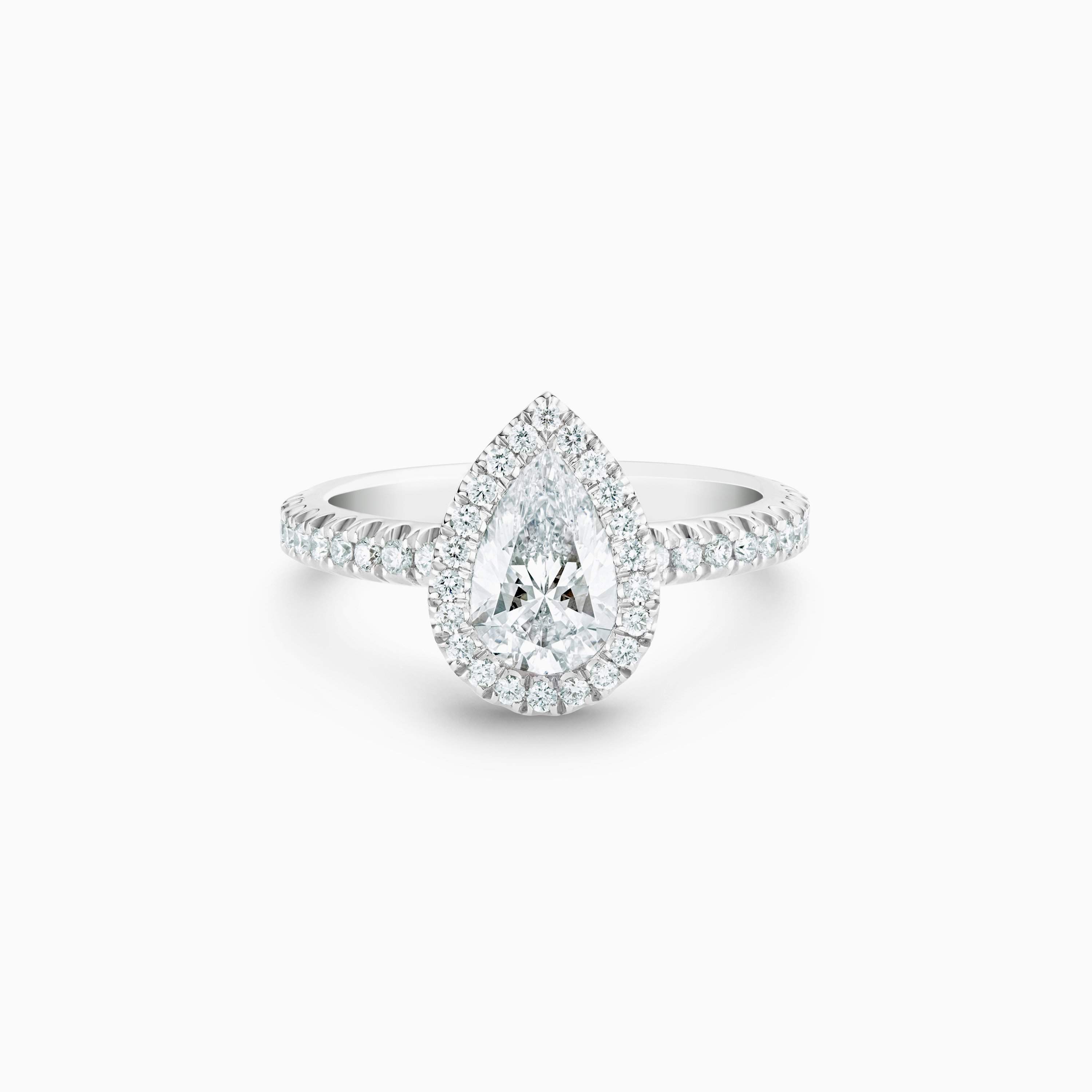 Aura pear-shaped diamond ring Aura pear-shaped diamond ring, image 1