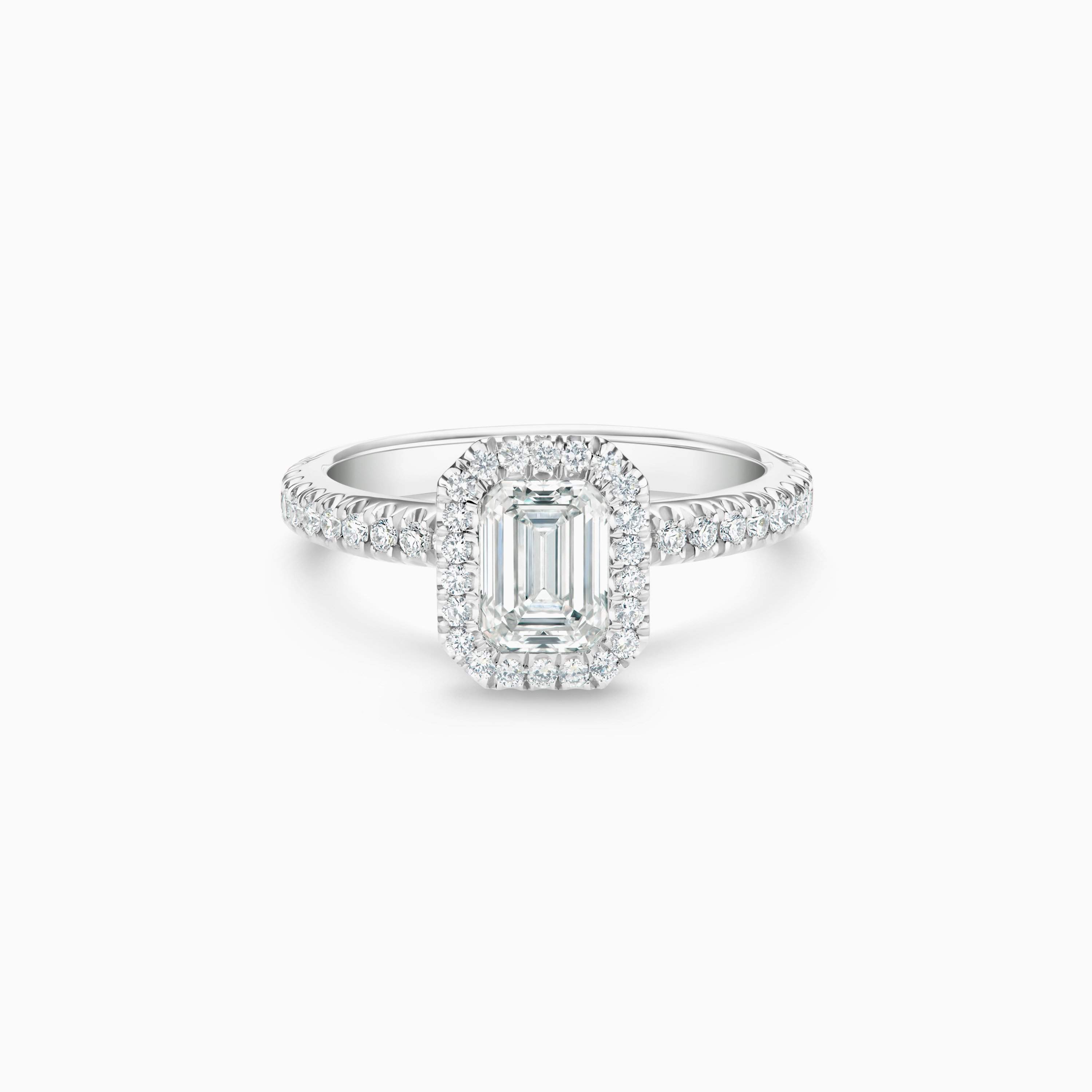 Aura emerald-cut diamond ring Aura emerald-cut diamond ring, image 1