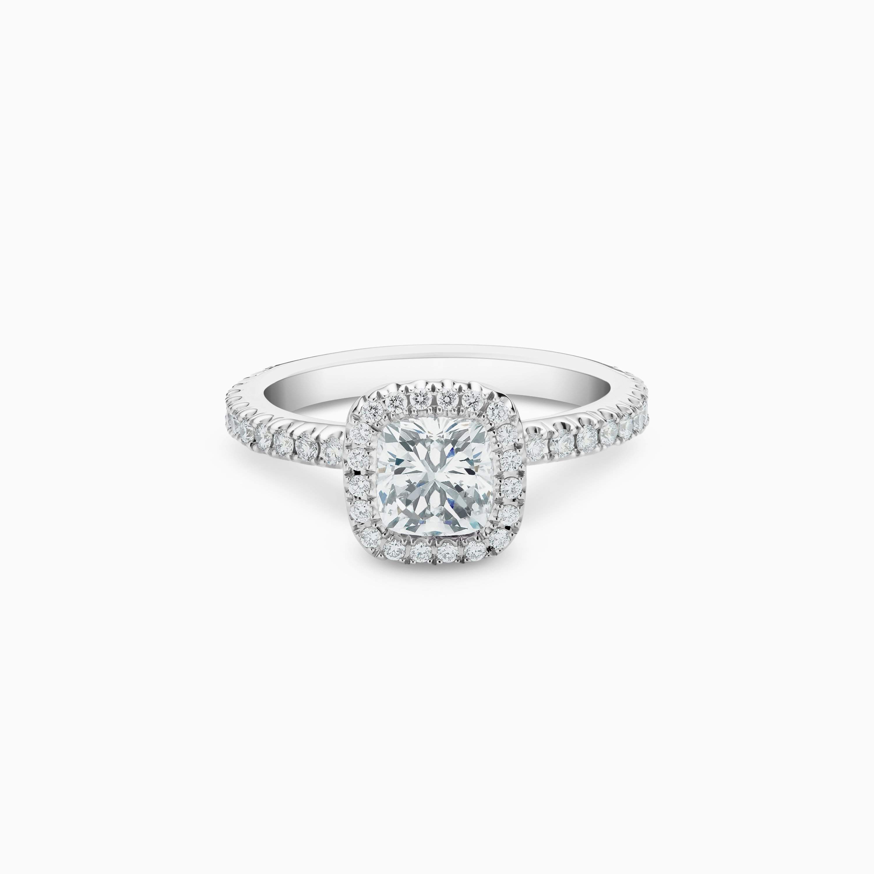 Aura cushion-cut diamond ring Aura cushion-cut diamond ring, image 1