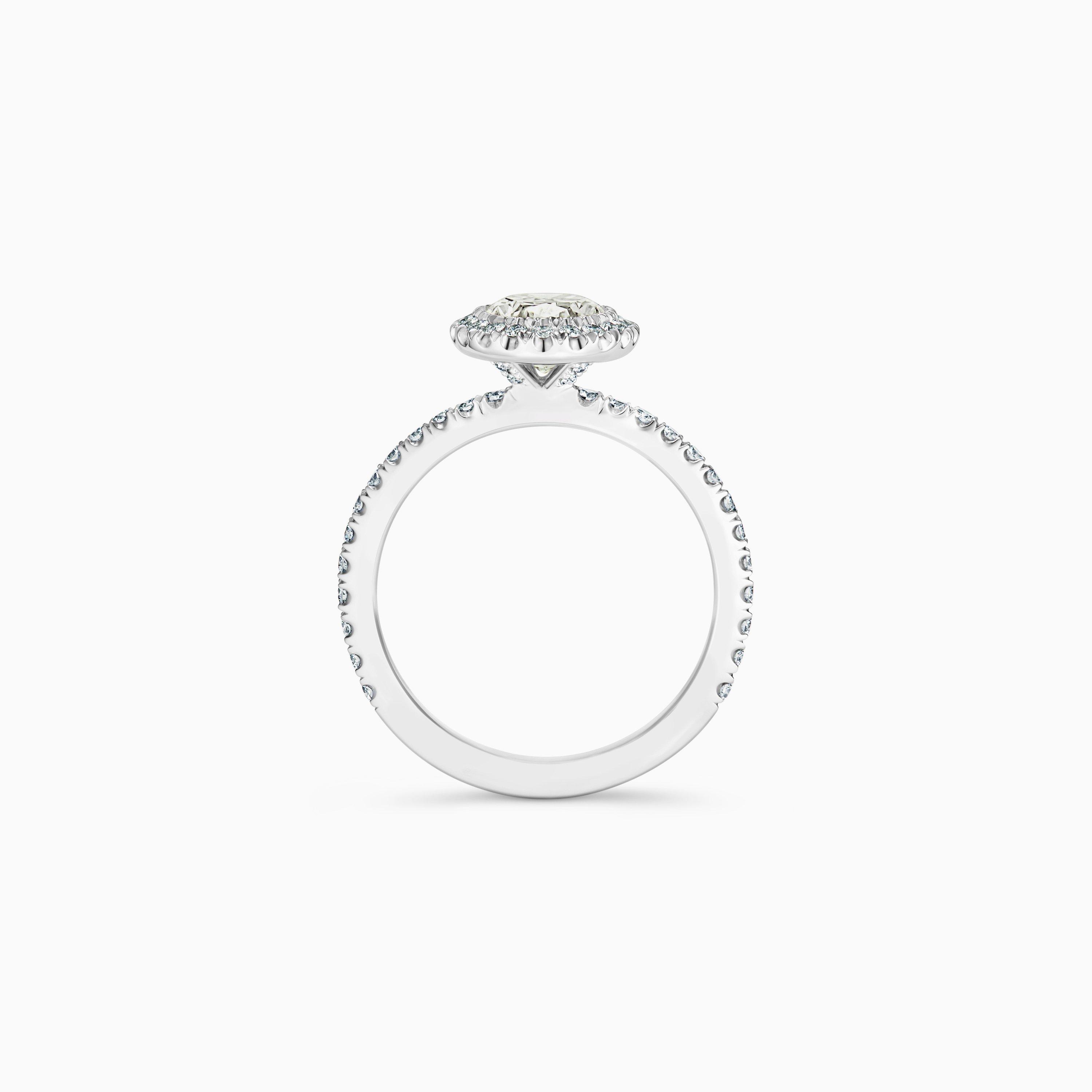 Aura oval-shaped diamond ring, image 5