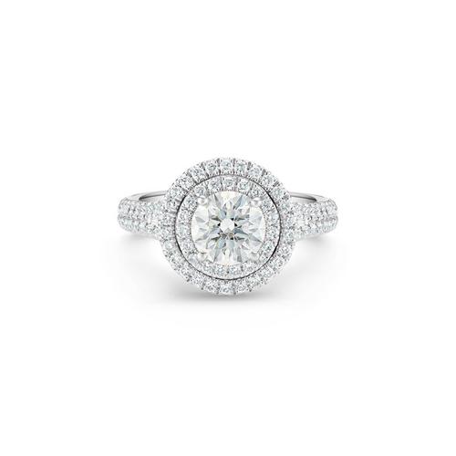 Halo engagement sale rings under 500