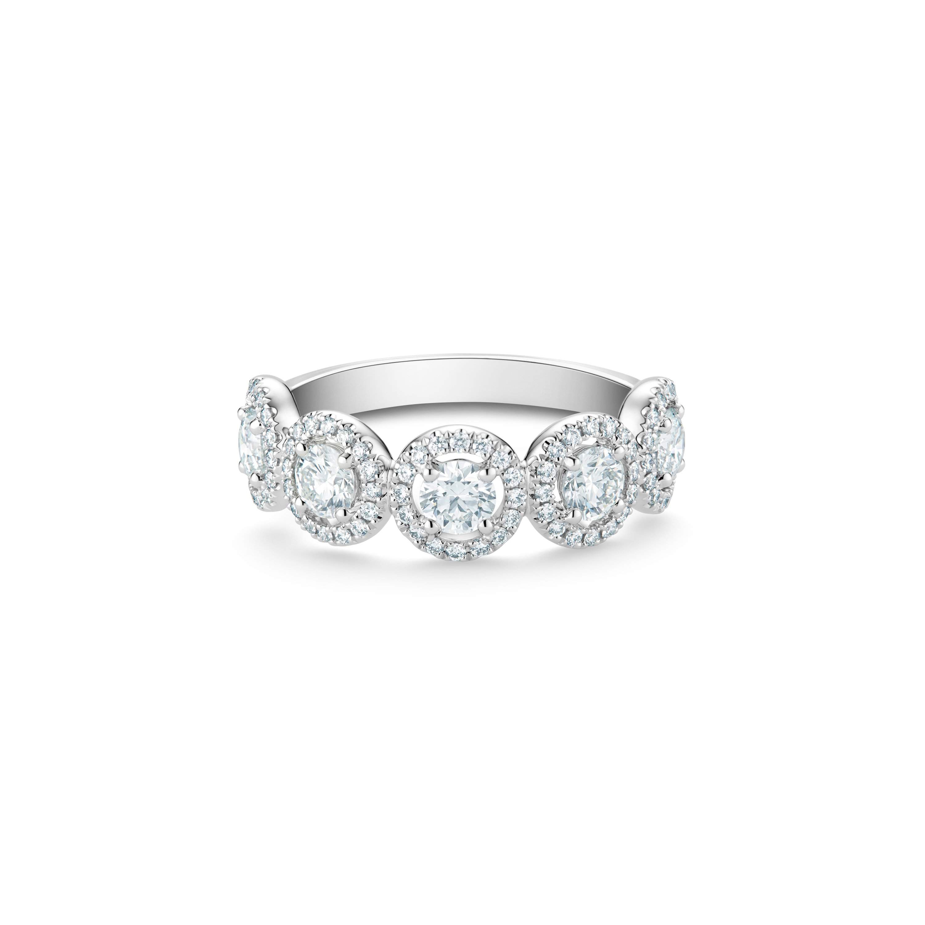 Diamond halo eternity band discount