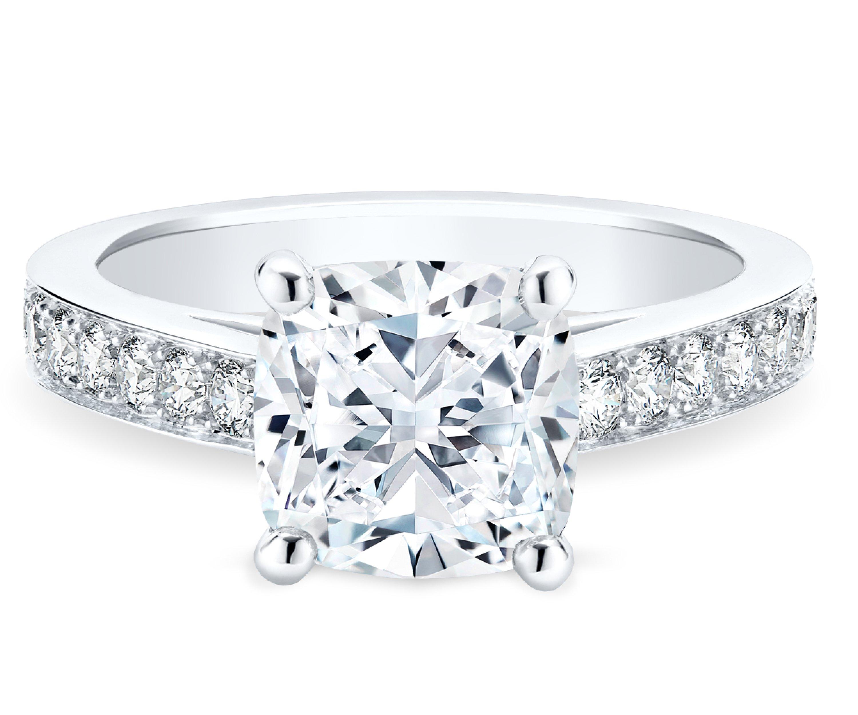 Old Bond Street 枕形切割鉆戒, image 1