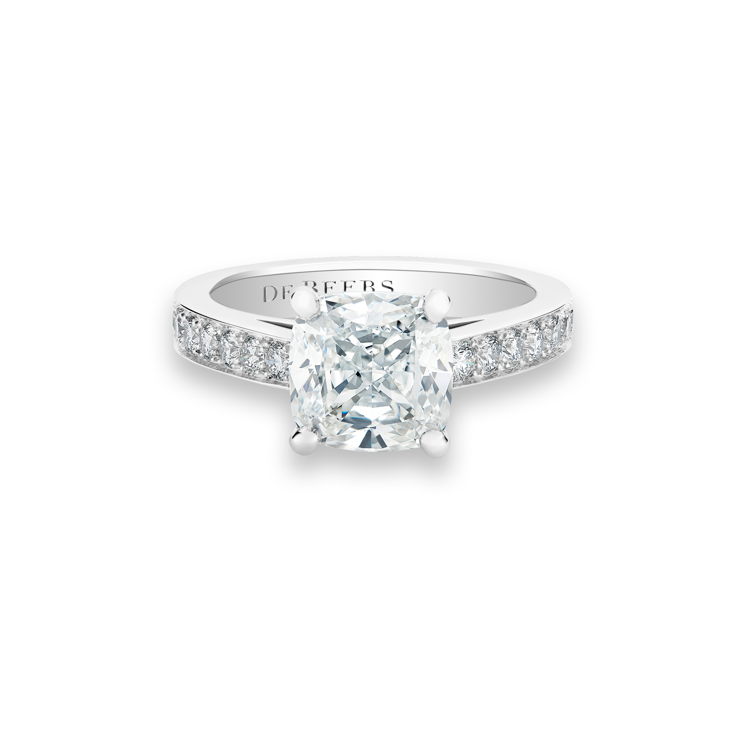 Old Bond Street cushion-cut diamond ring, image 1