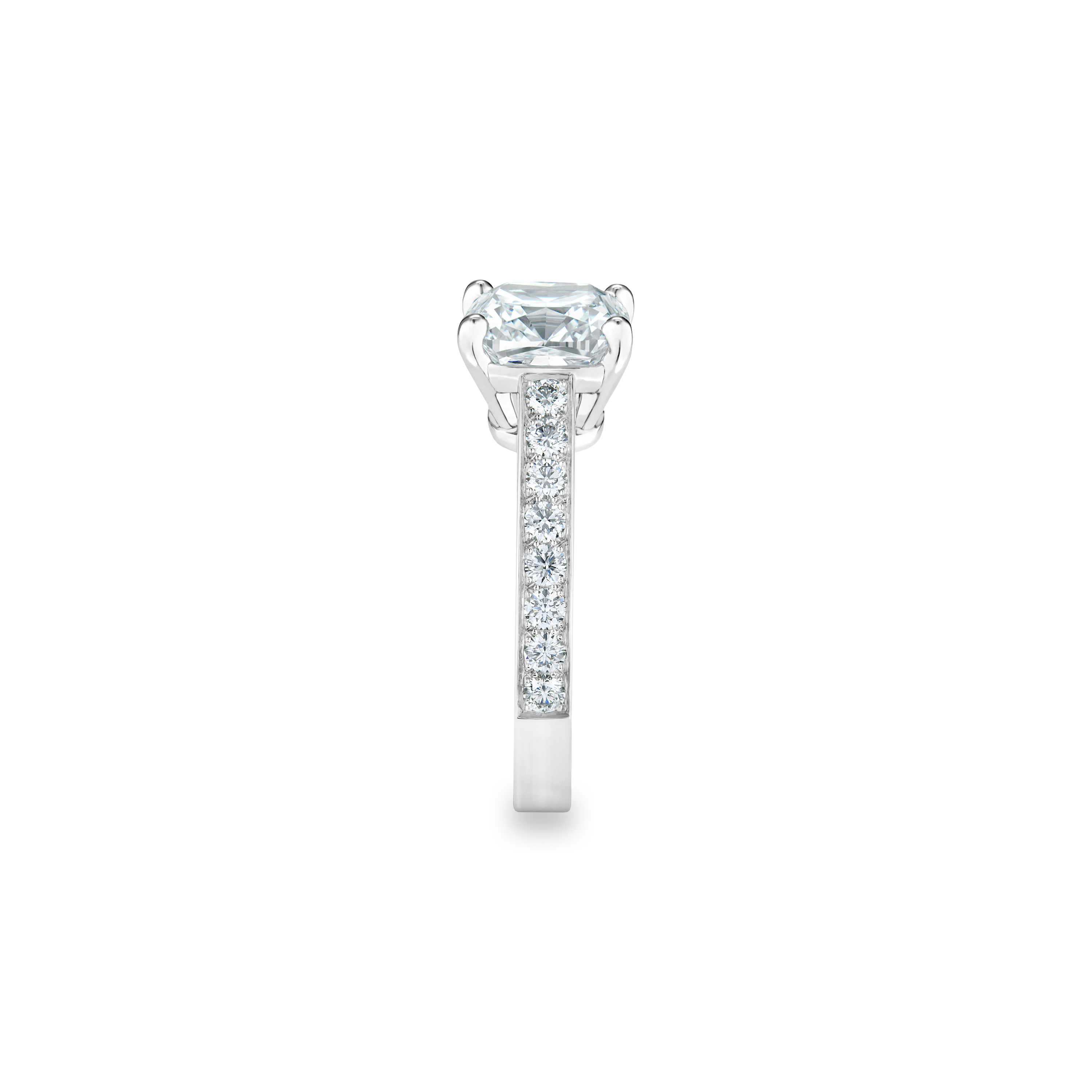 Old Bond Street cushion-cut diamond ring, image 2