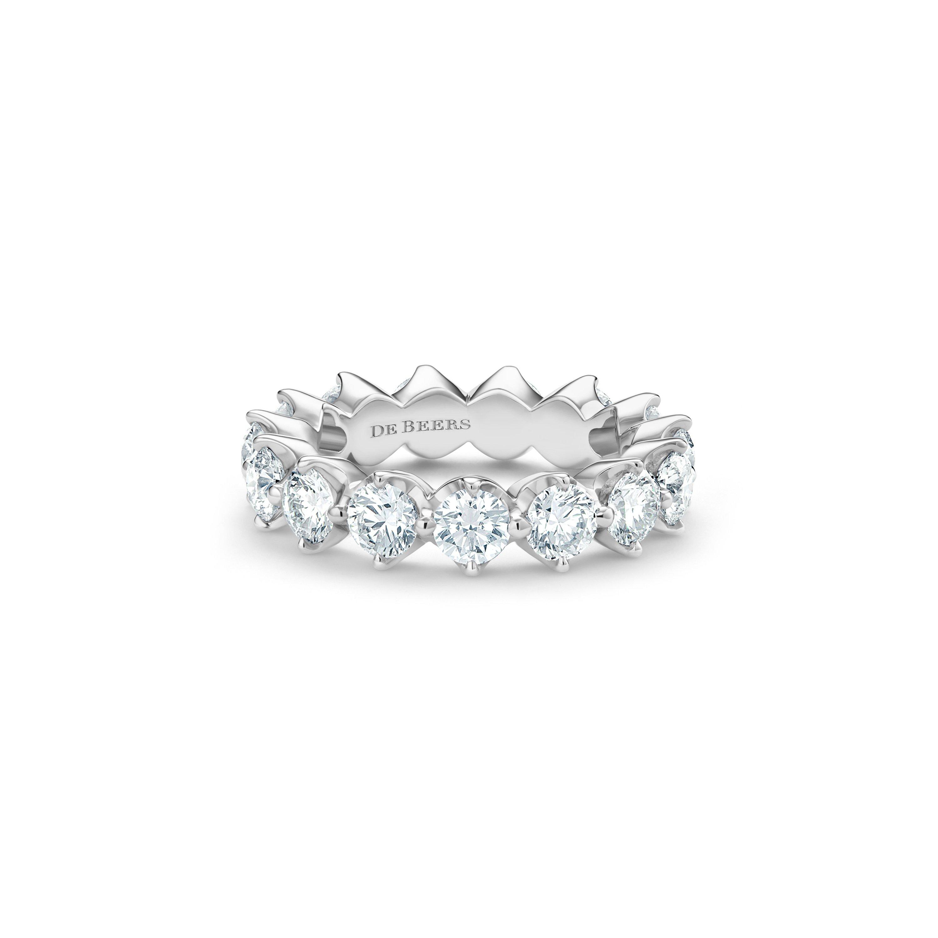 Allegria Large Eternity Band in Platinum, image 1