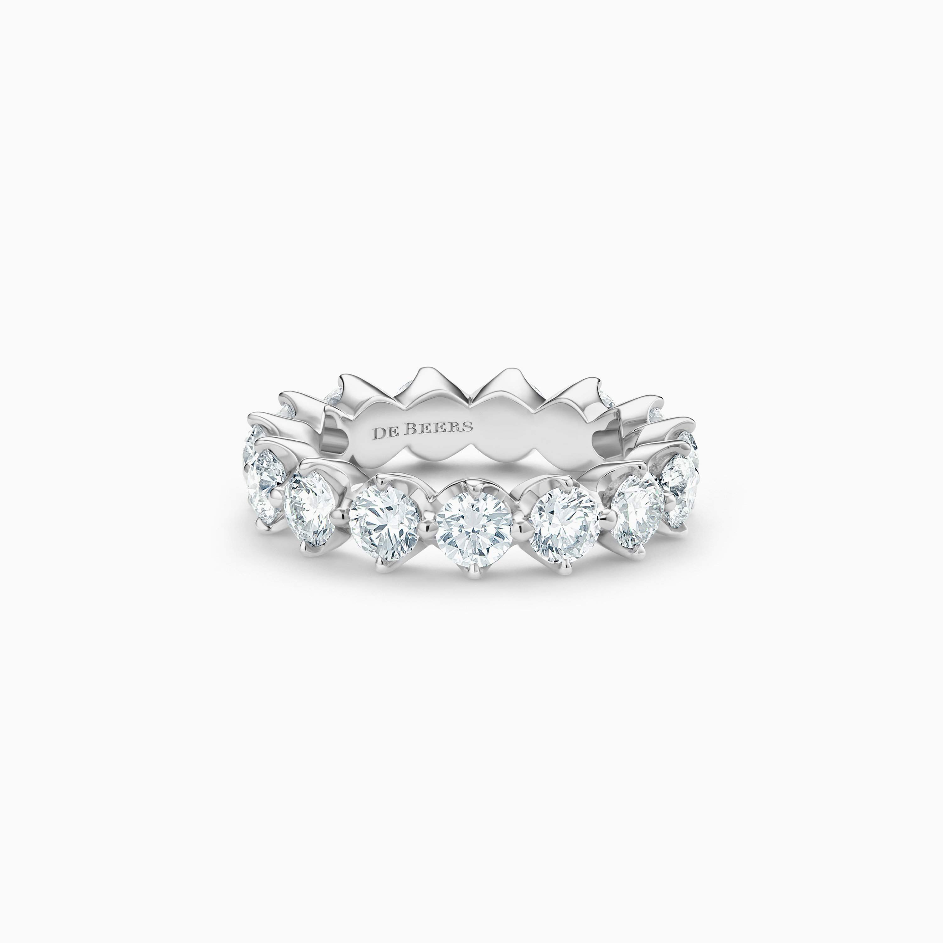 Allegria large eternity band in platinum Allegria large eternity band in platinum, image 1