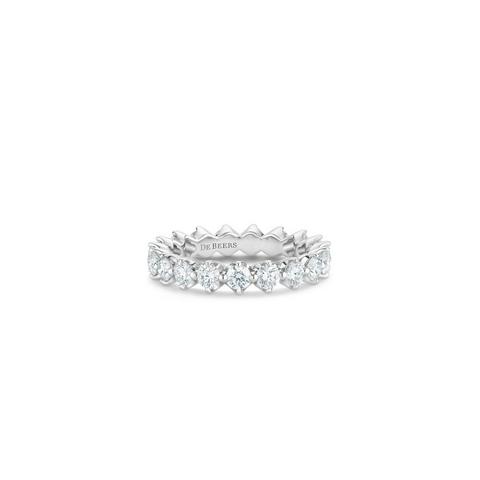 Allegria small eternity band in platinum