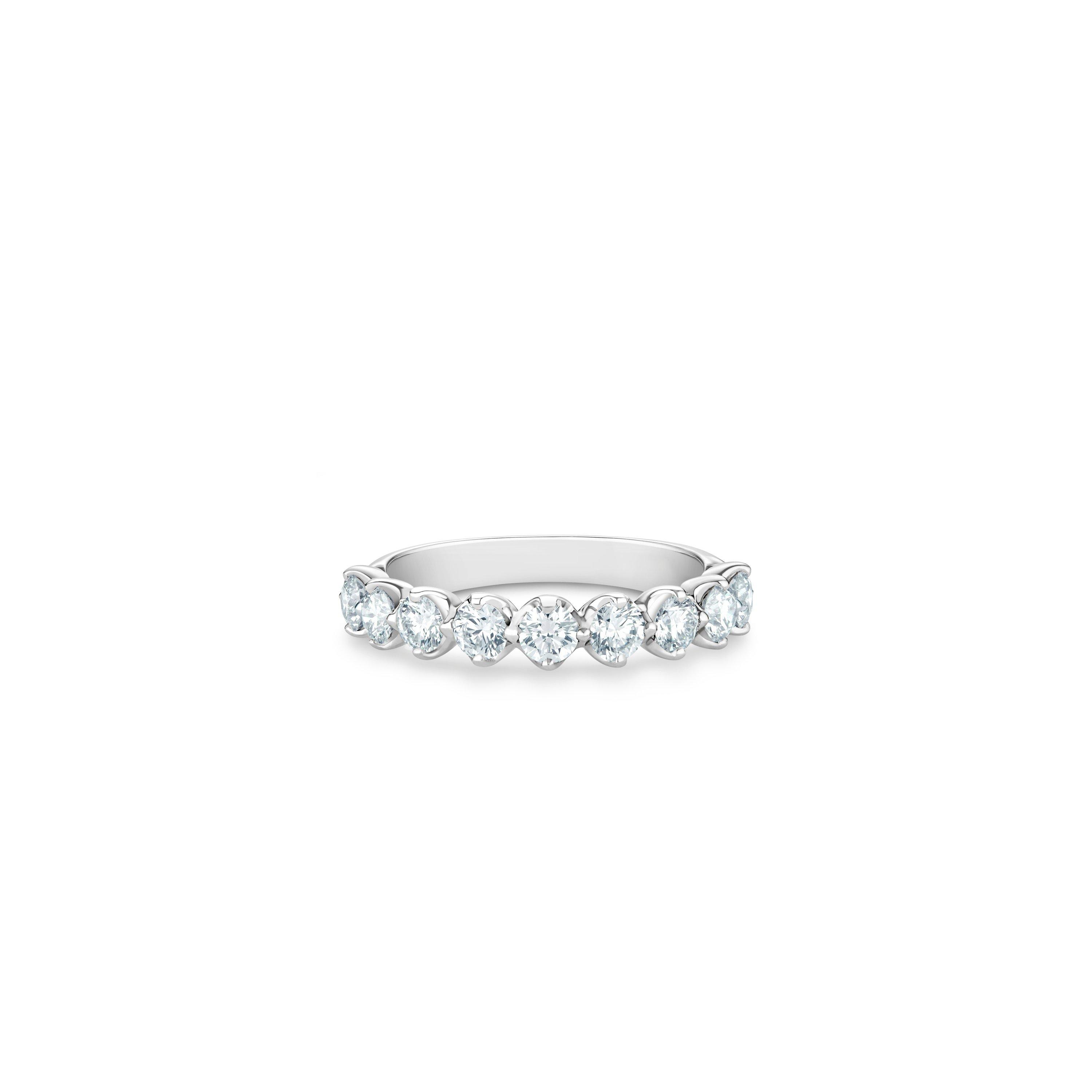 Baguette Diamond Ring Platinum Pt950 1 6mm 0 4ct Diamond Wedding Band Aurora Designer