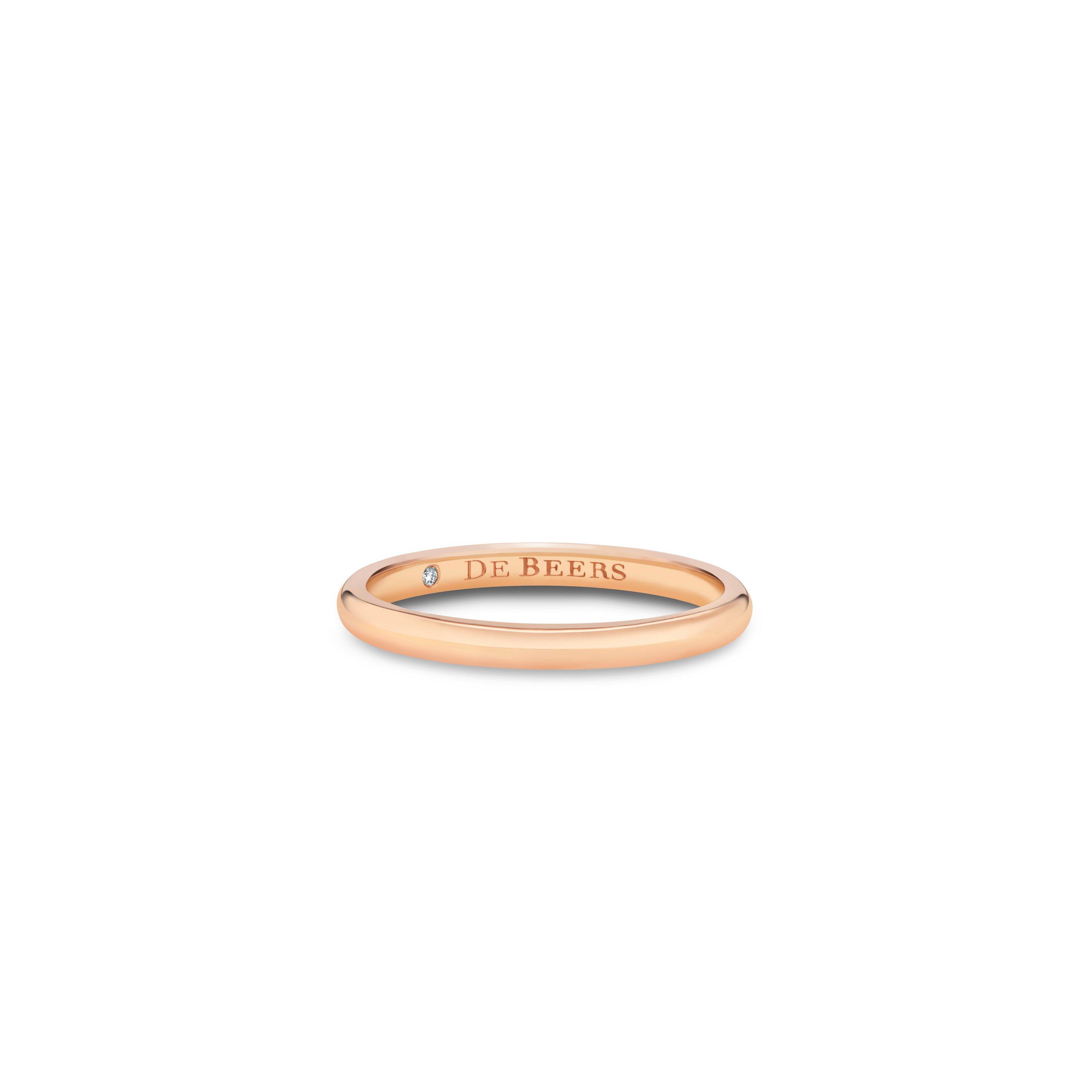 DB Classic band in rose gold, image 1