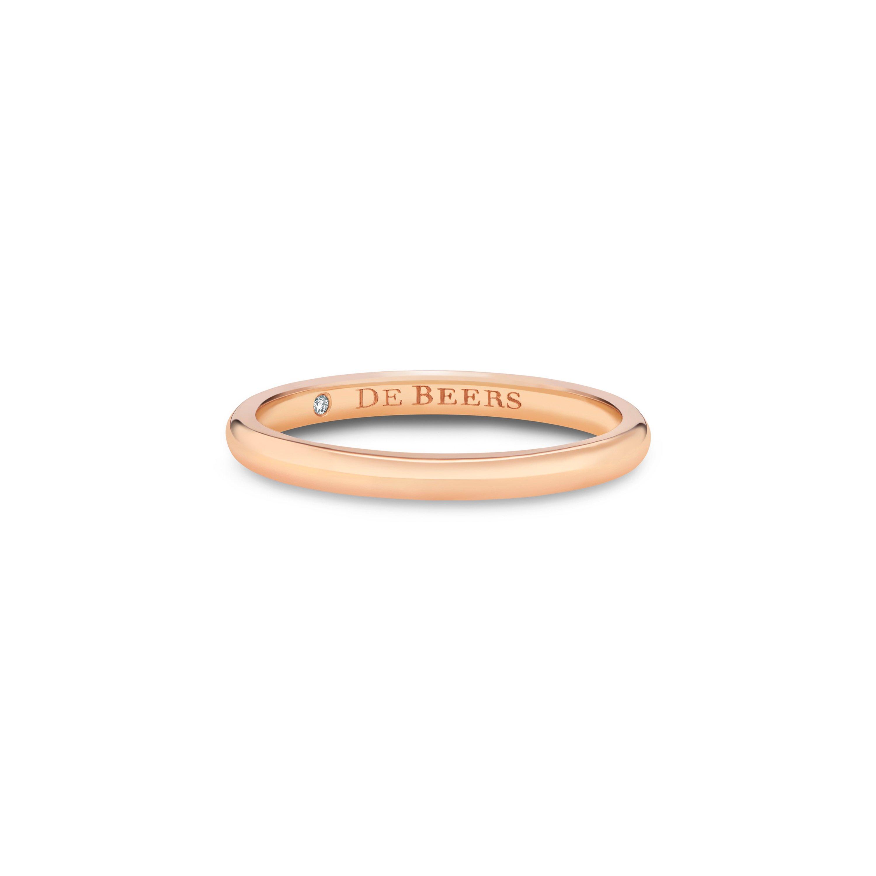 DB Classic band in rose gold, image 1