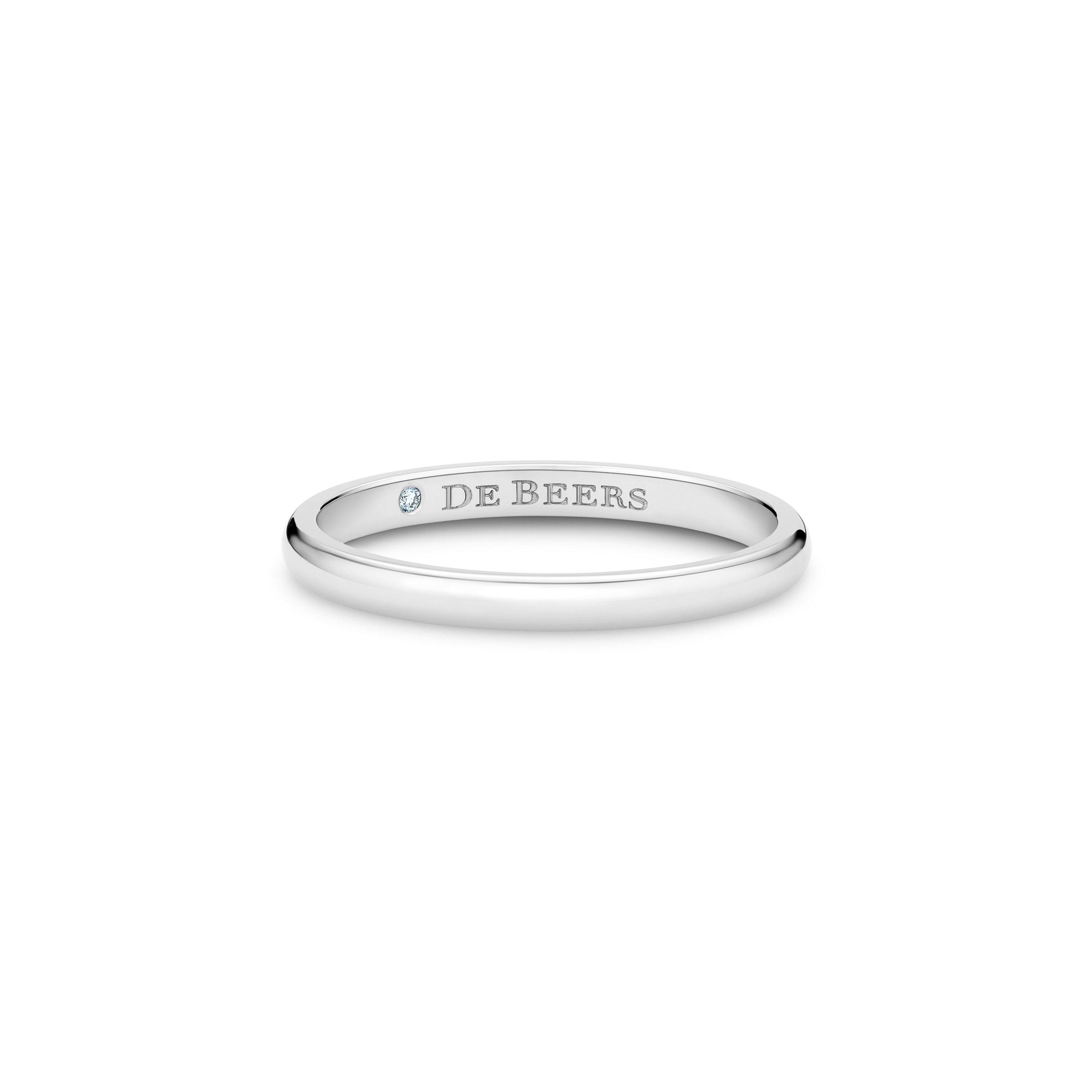 Debeers Db Classic Band In White