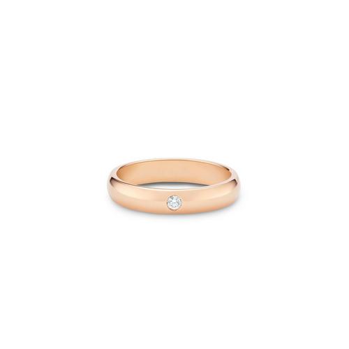 Debeers Db Classic One Diamond Band In Gold