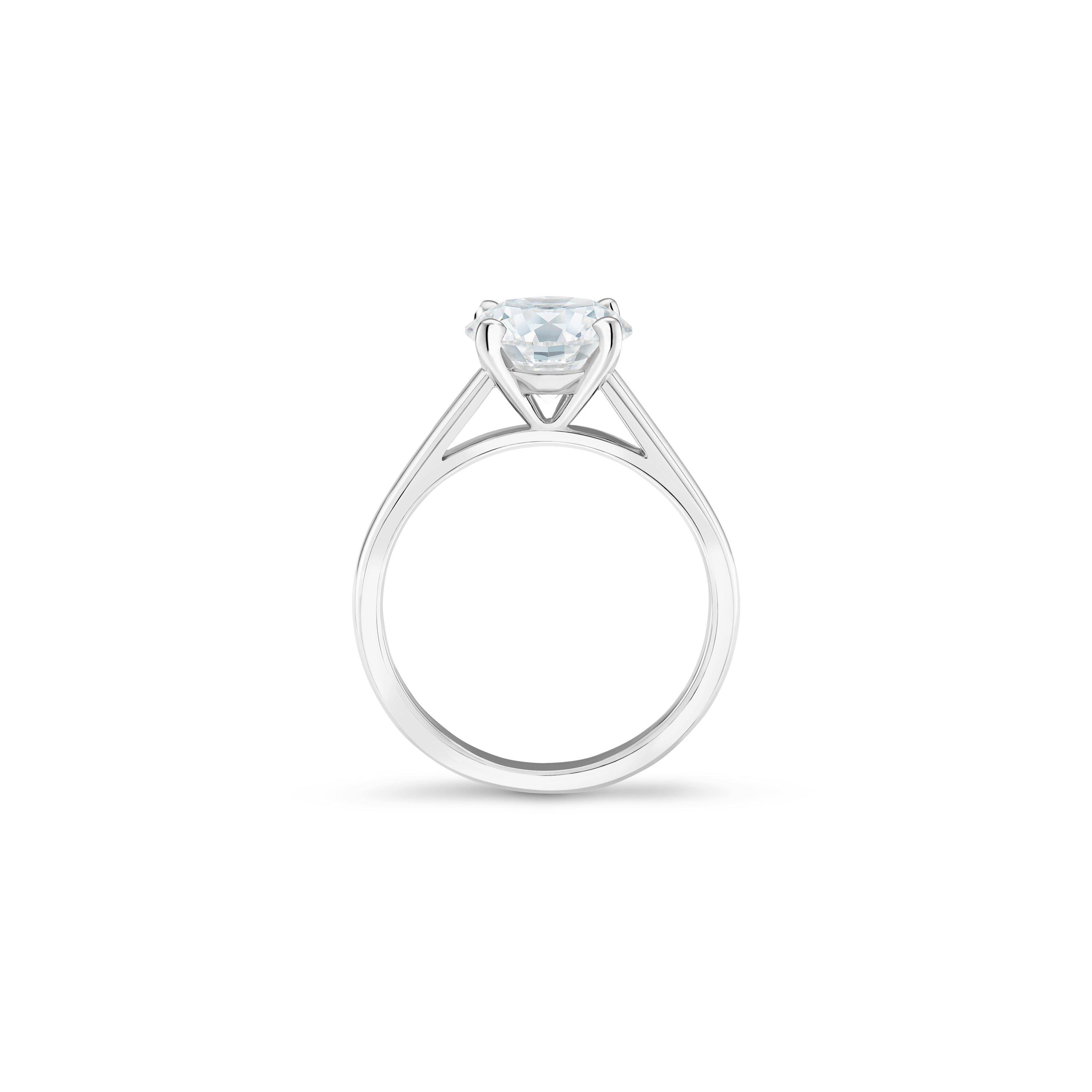 DB Classic Pavé round brilliant diamond ring