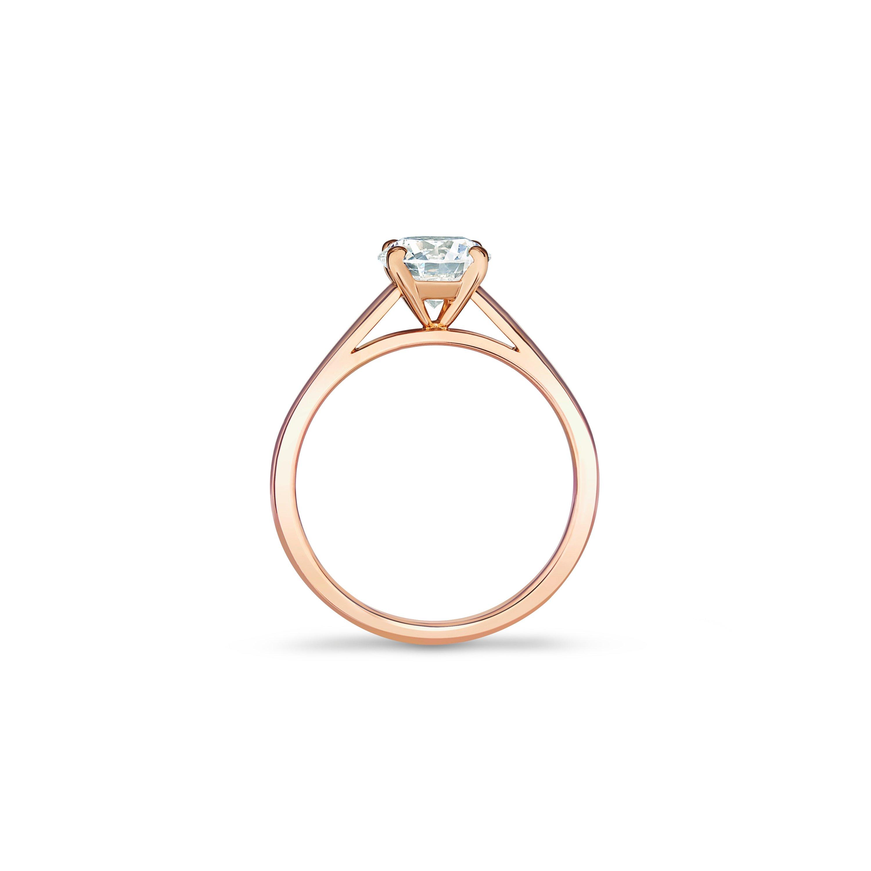 DB Classic 圓形明亮式切割鉆戒, image 3