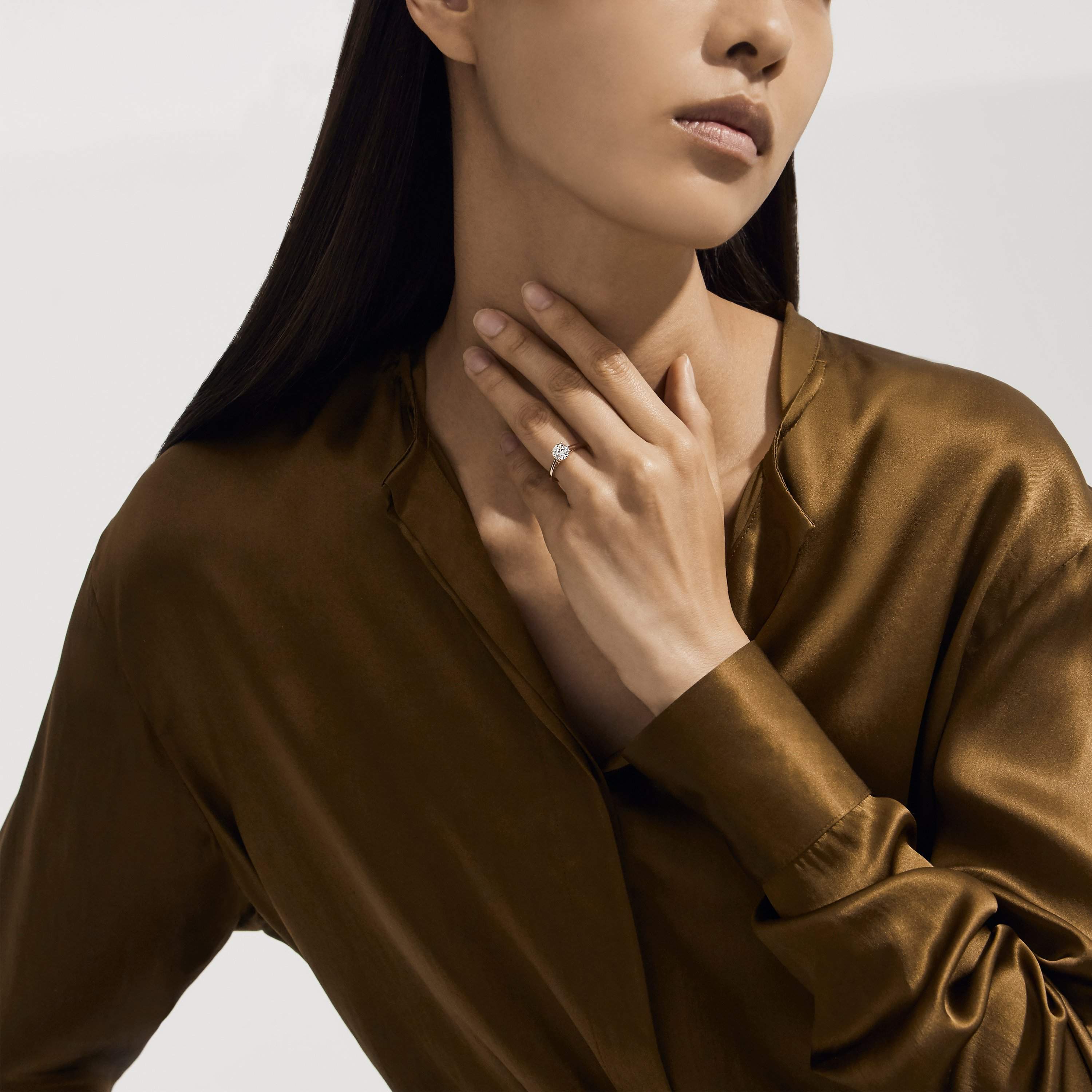 DB Classic玫瑰金圓形鑽石戒指 DB Classic玫瑰金圓形鑽石戒指, image 2