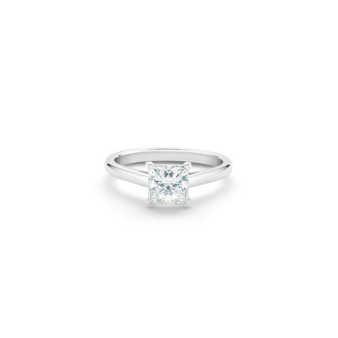 DB Classic princess-cut diamond ring