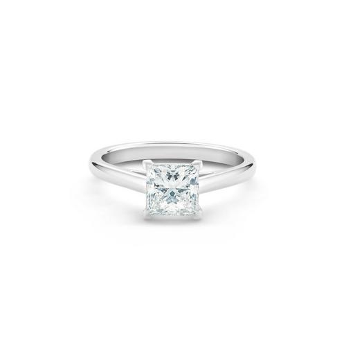 Princess style store diamond ring