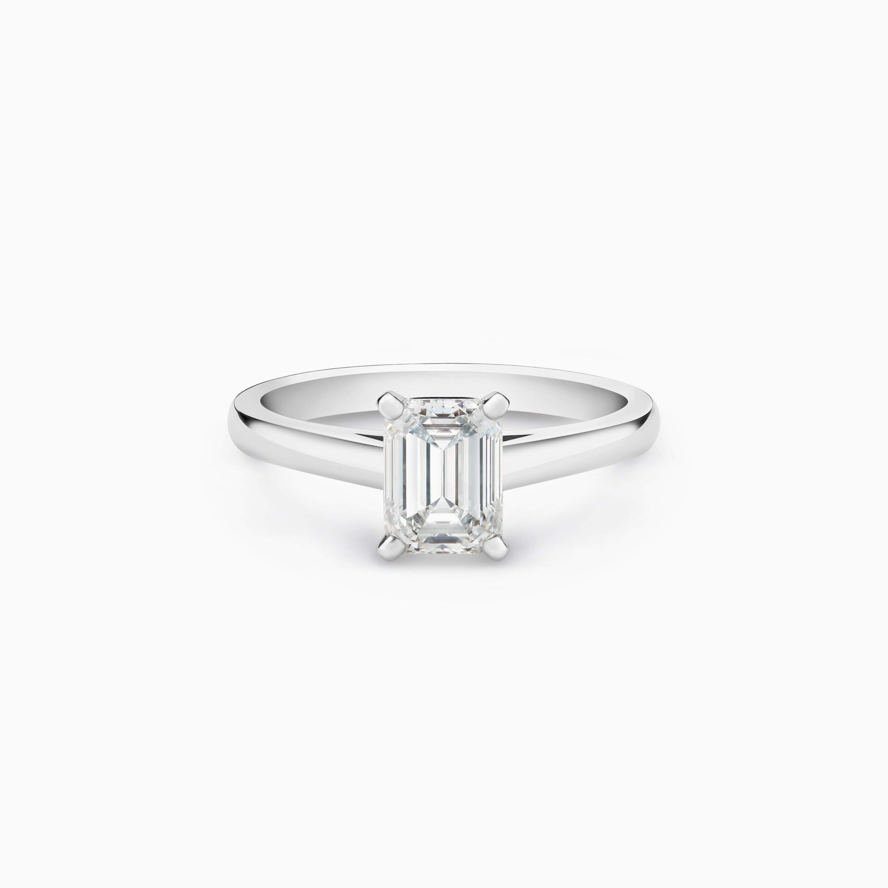 DB Classic emerald-cut diamond ring DB Classic emerald-cut diamond ring, image 1
