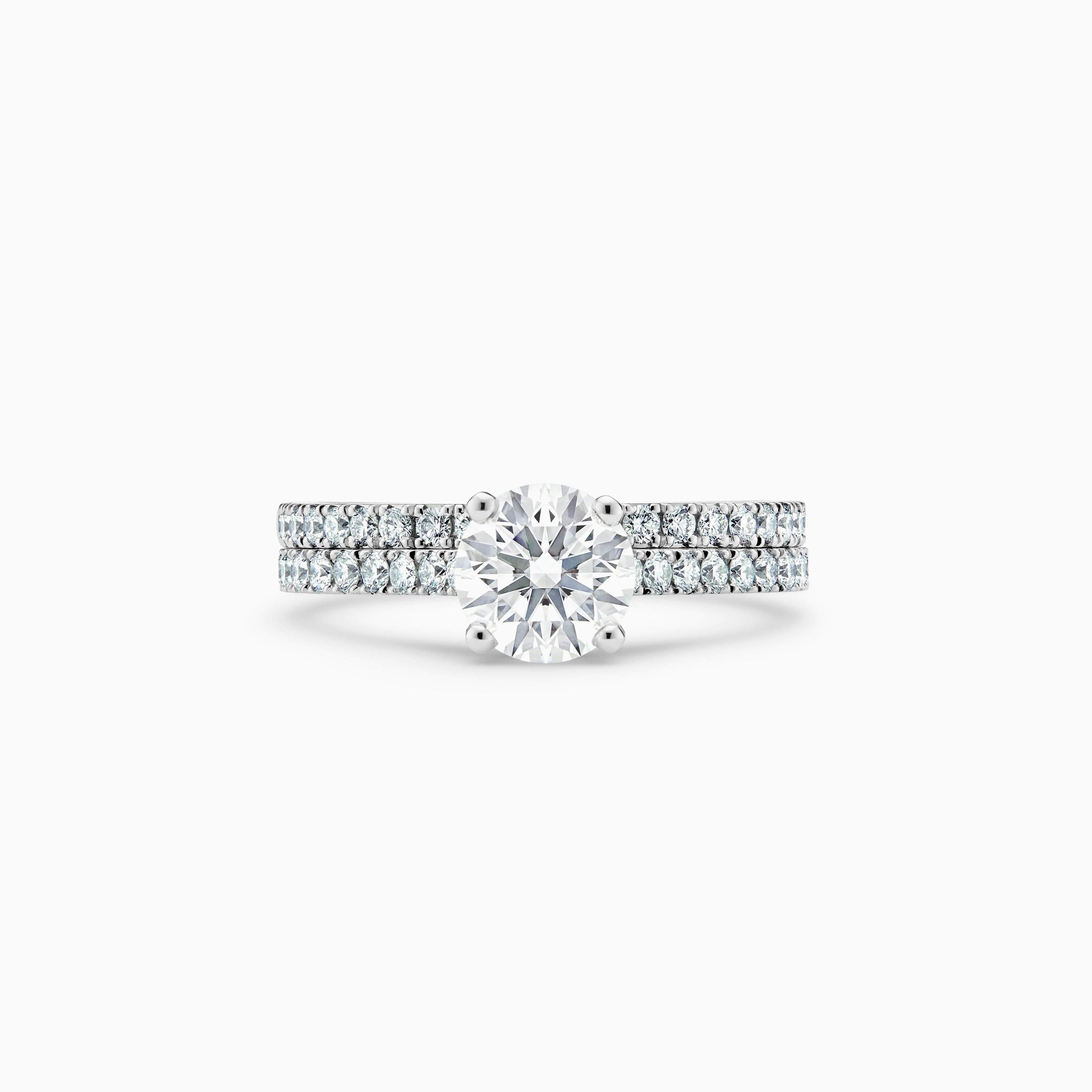 DB Classic Pavé round brilliant diamond ring DB Classic Pavé round brilliant diamond ring, image 3