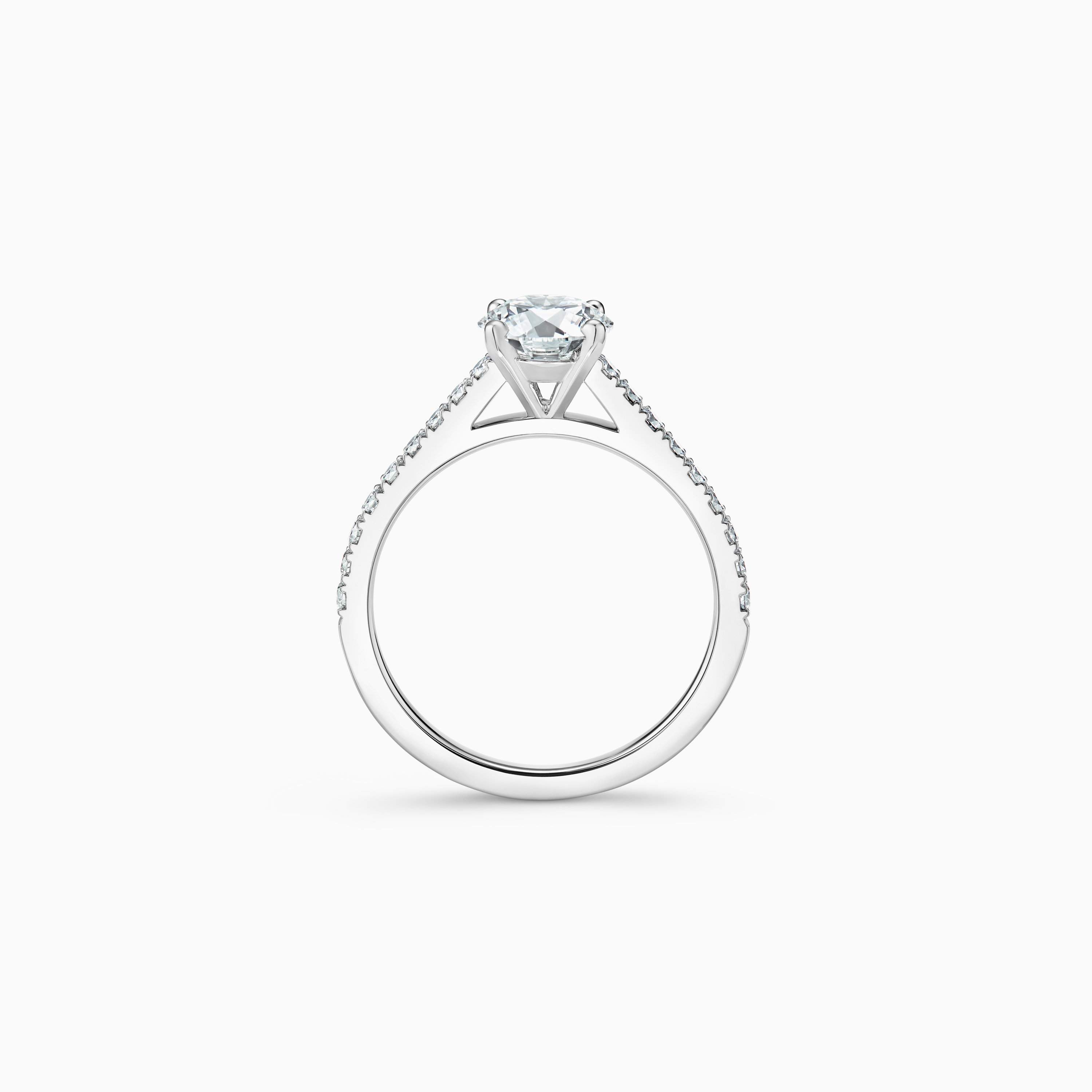 DB Classic Pavé round brilliant diamond ring DB Classic Pavé round brilliant diamond ring, image 5
