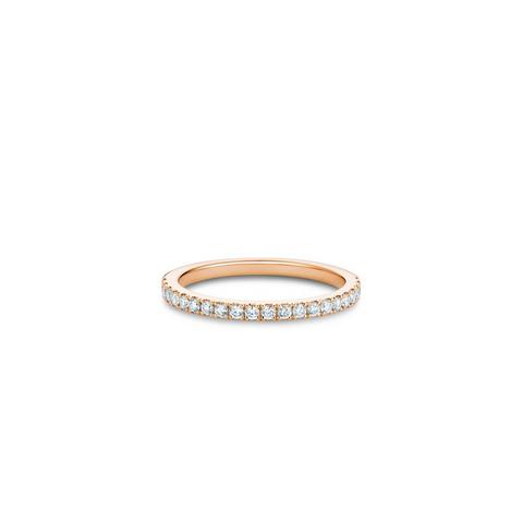 DB Classic half eternity band in rose gold