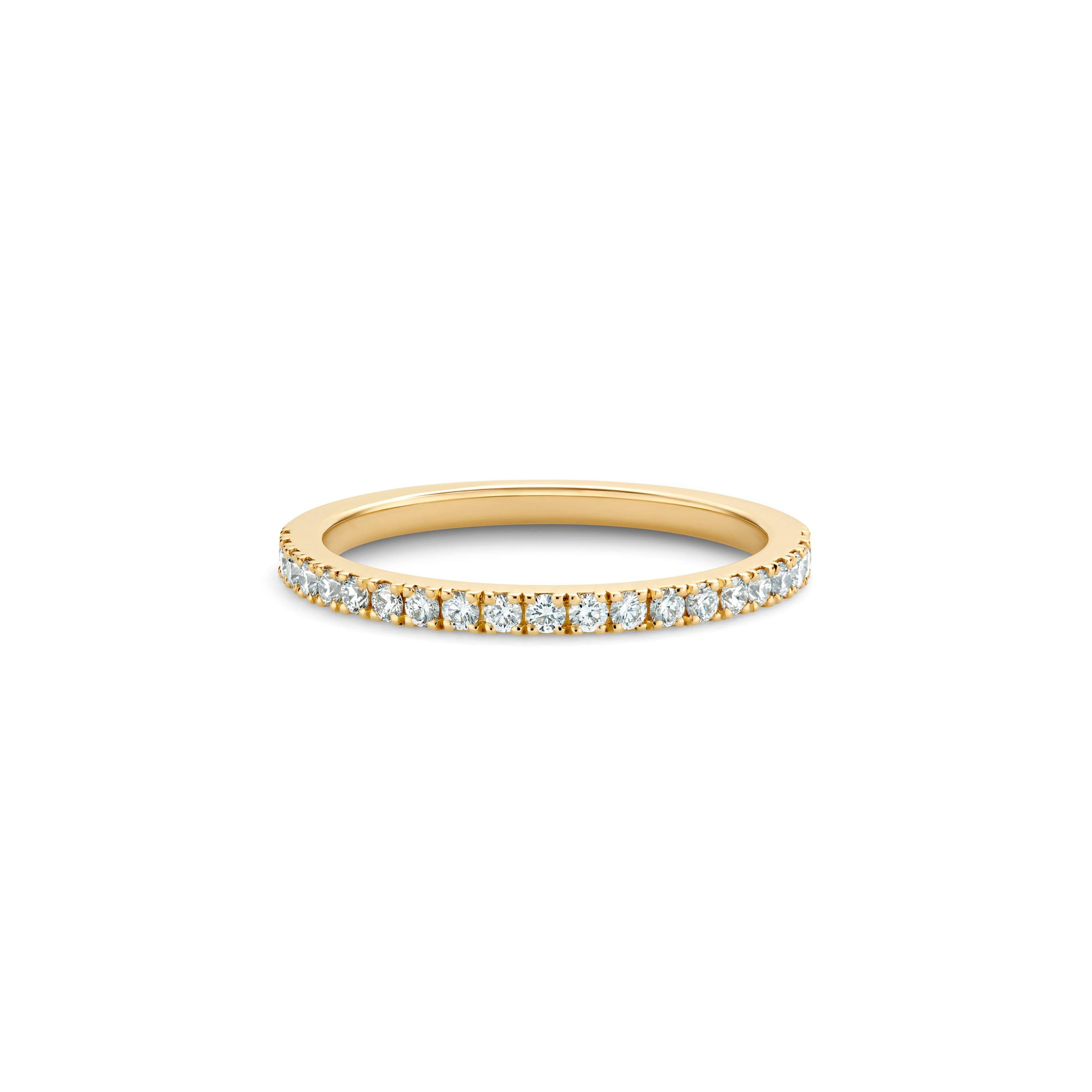 DB Classic Half Eternity Band in Yellow Gold De Beers AT