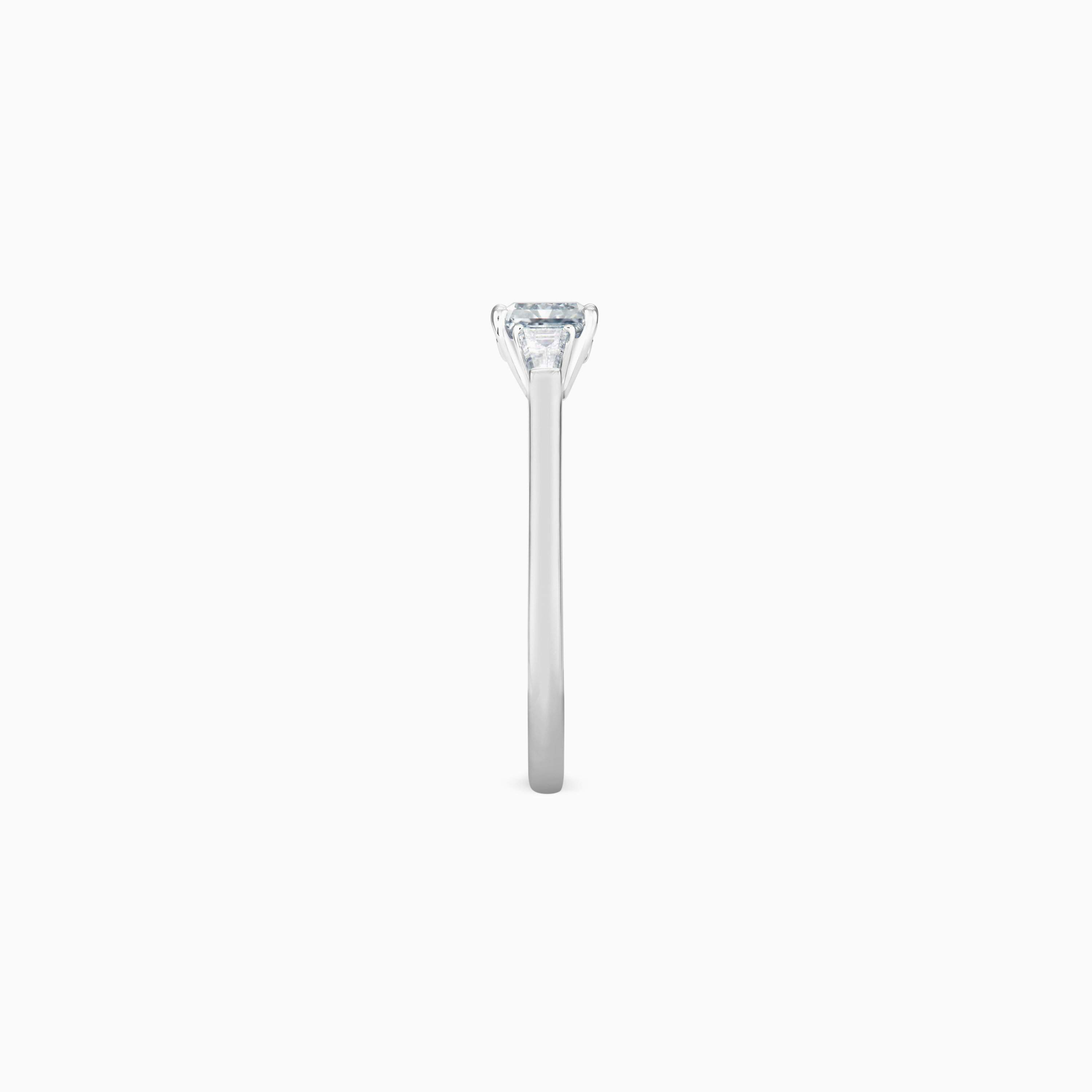 DB Classic Fancy Intense Blue Radiant-Cut Diamond Ring DB Classic Fancy Intense Blue Radiant-Cut Diamond Ring, image 3