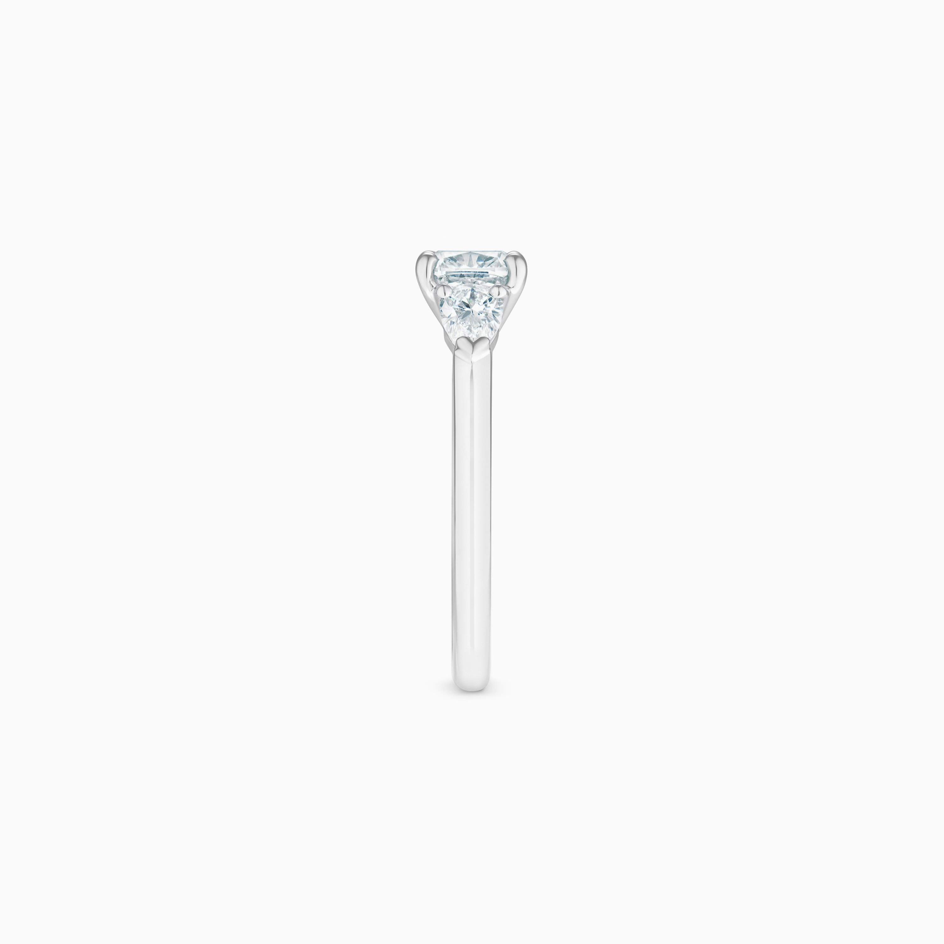 DB Classic Cushion-Cut and Pear-Shaped Diamond Ring DB Classic Cushion-Cut and Pear-Shaped Diamond Ring, image 2