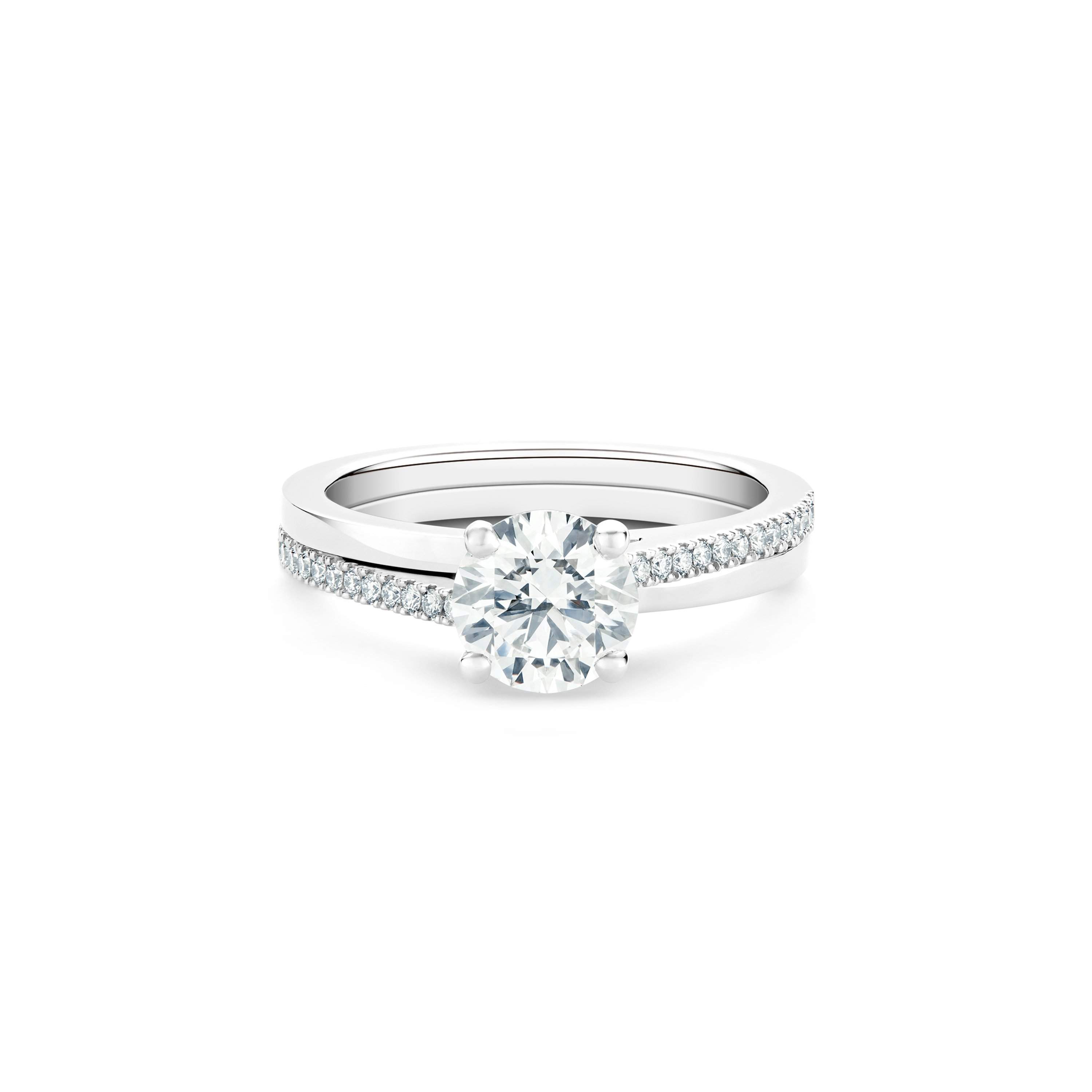 The Promise Round Brilliant Diamond Ring De Beers AU