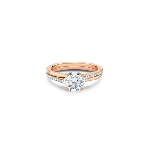 Debeers The Promise Round Brilliant Diamond Ring In Gold