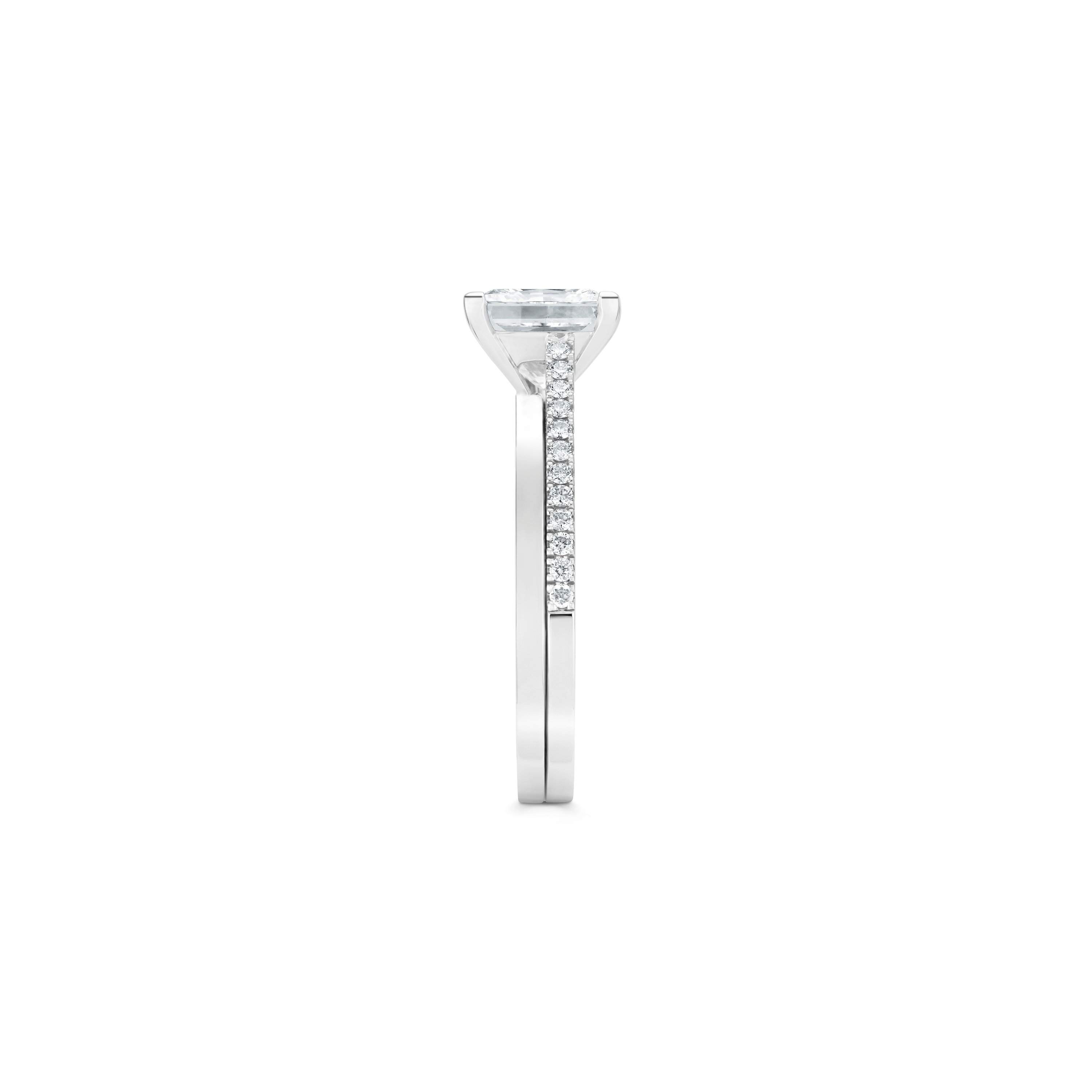 Solitaire The Promise Diamant Taille Princesse De Beers FR